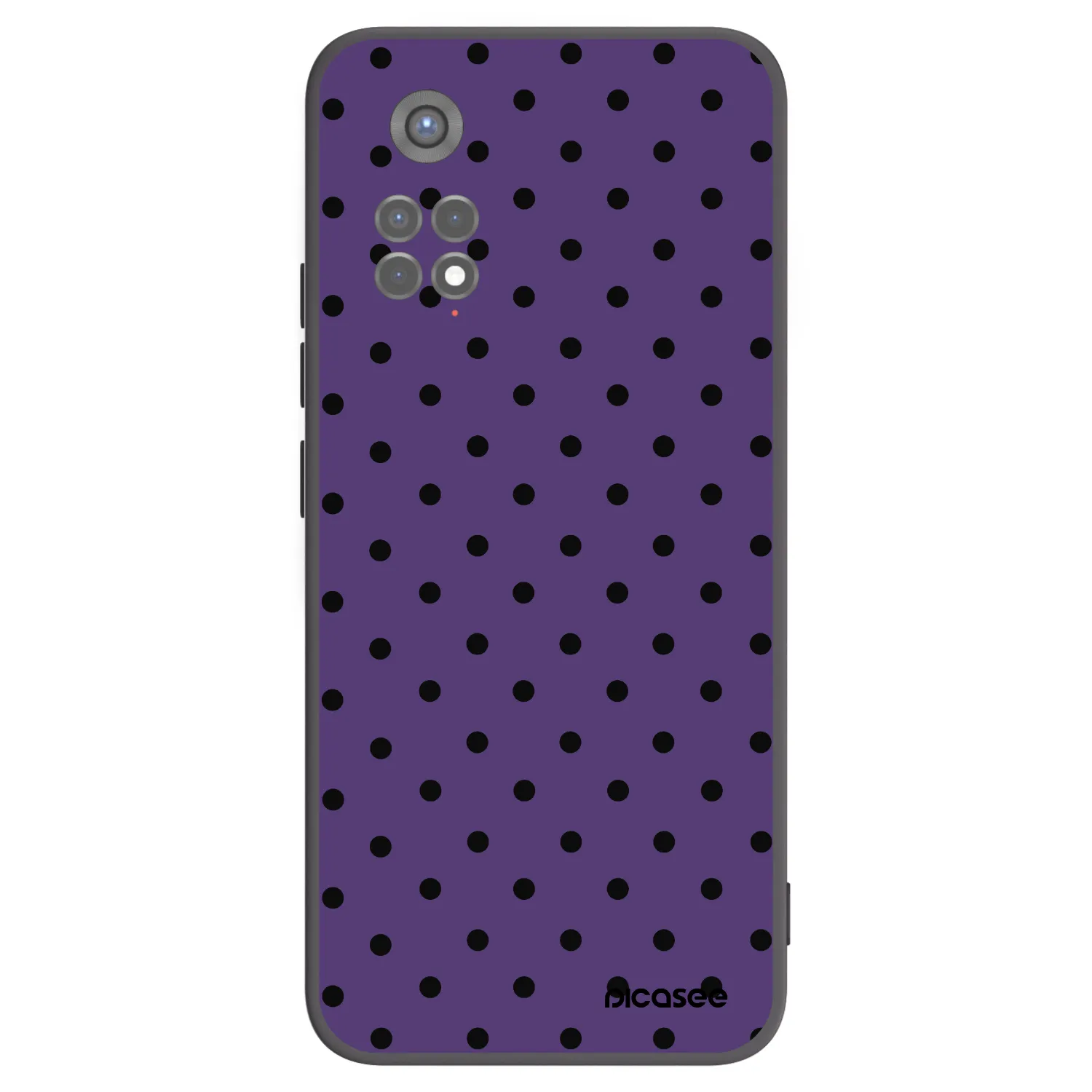 Picasee silikonowe czarne etui na Xiaomi Redmi Note 11S 5G - Flickers 2