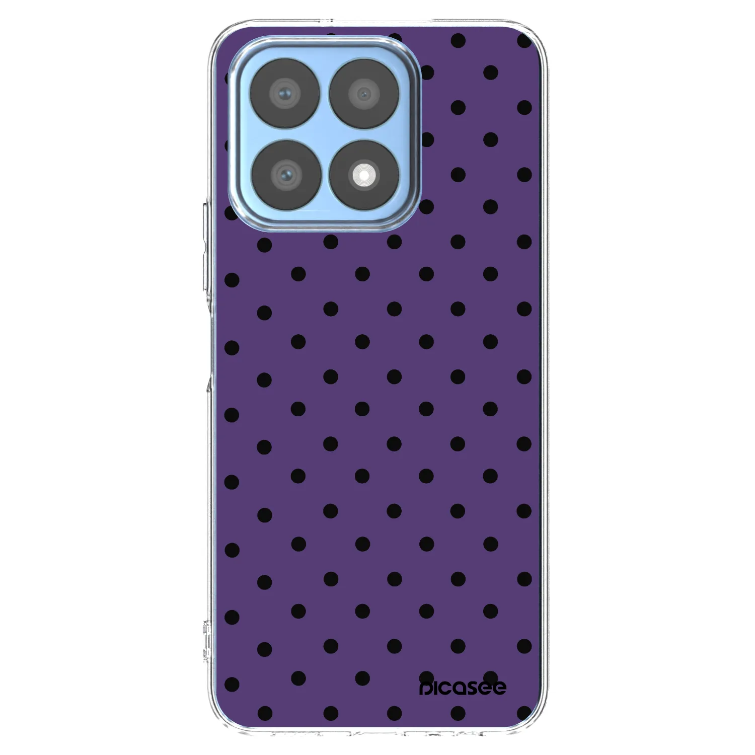 Picasee silikonowe przeźroczyste etui na Honor X8a - Flickers 2