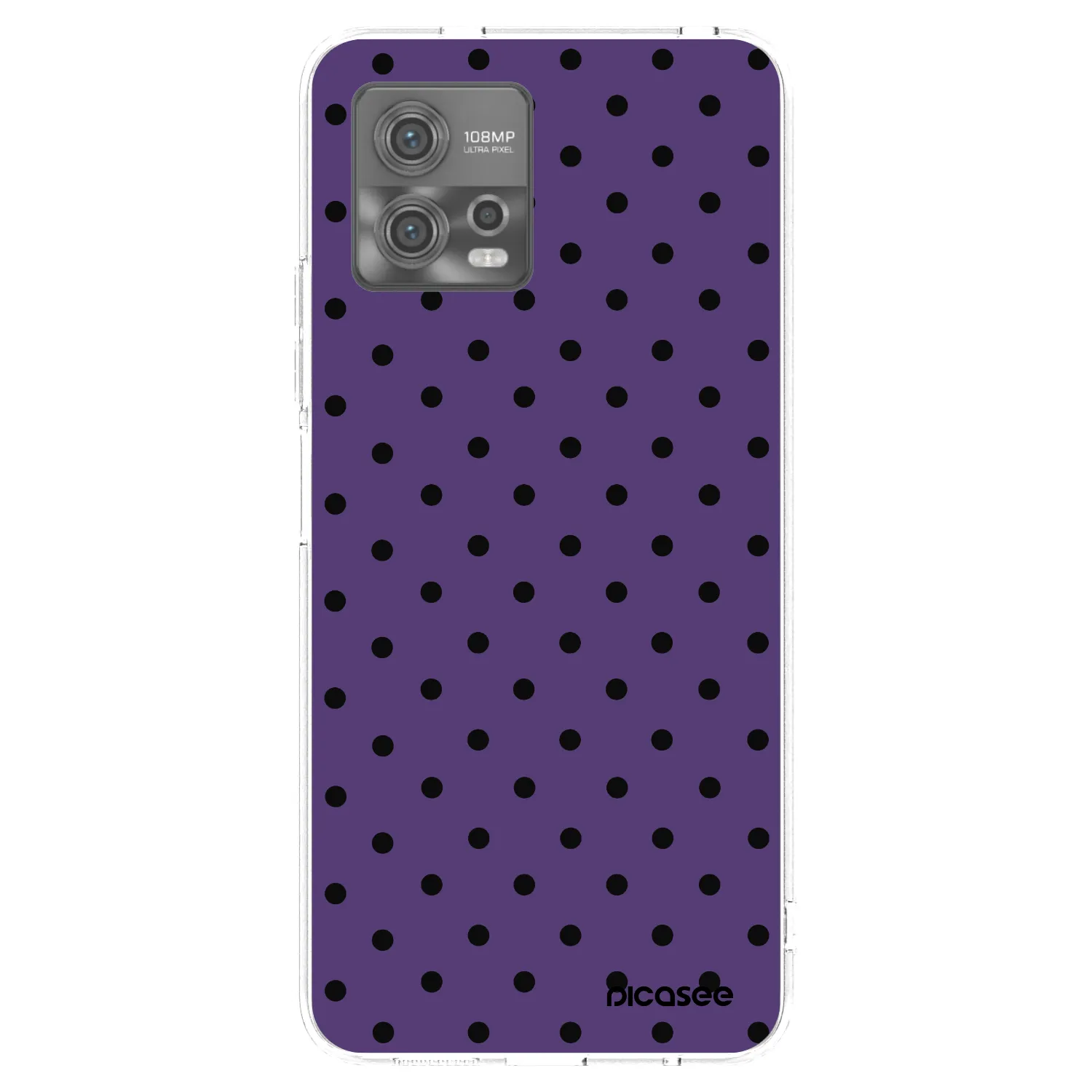 Picasee silikonowe przeźroczyste etui na Motorola Moto G72 - Flickers 2