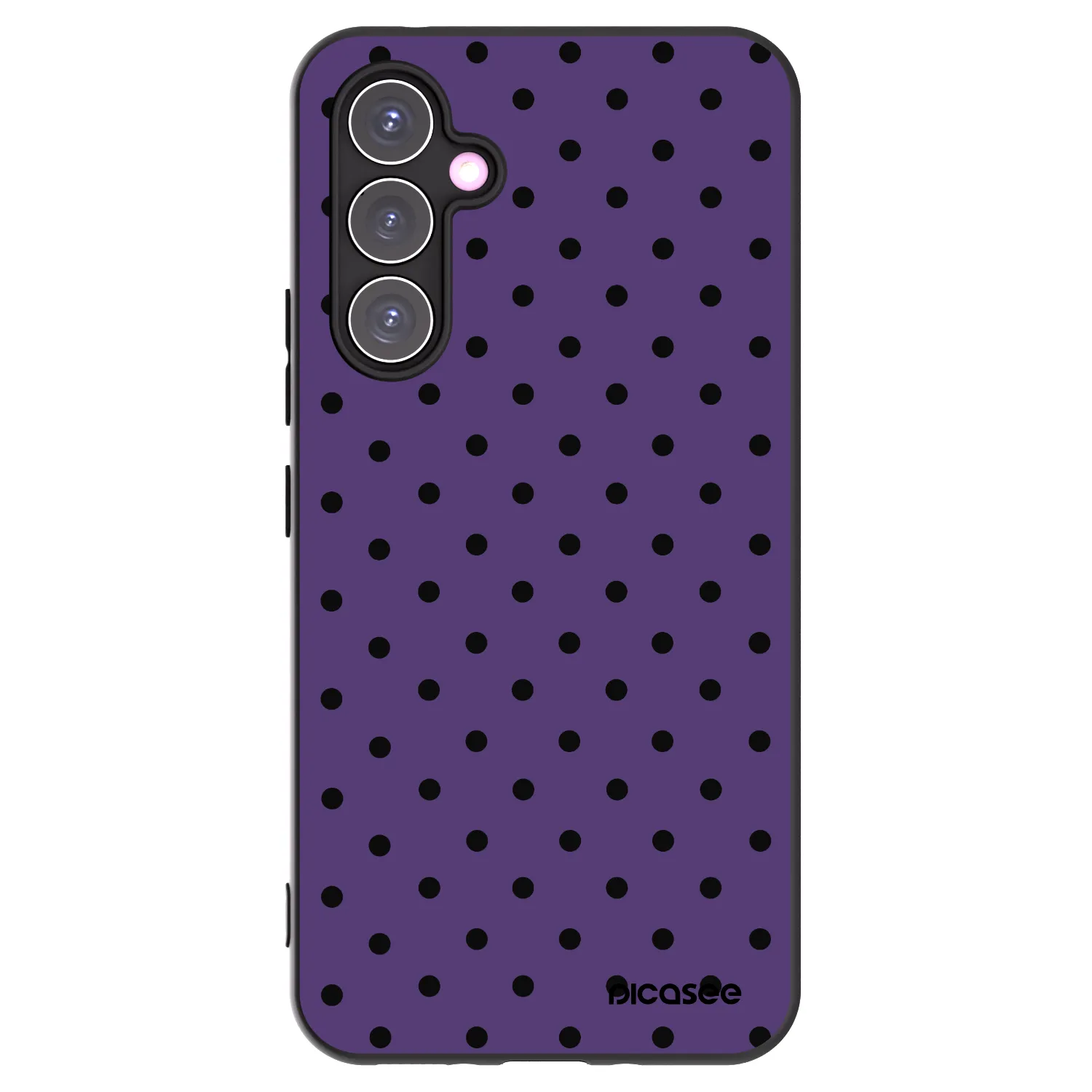 Picasee silikonowe czarne etui na Samsung Galaxy A54 5G A546B - Flickers 2