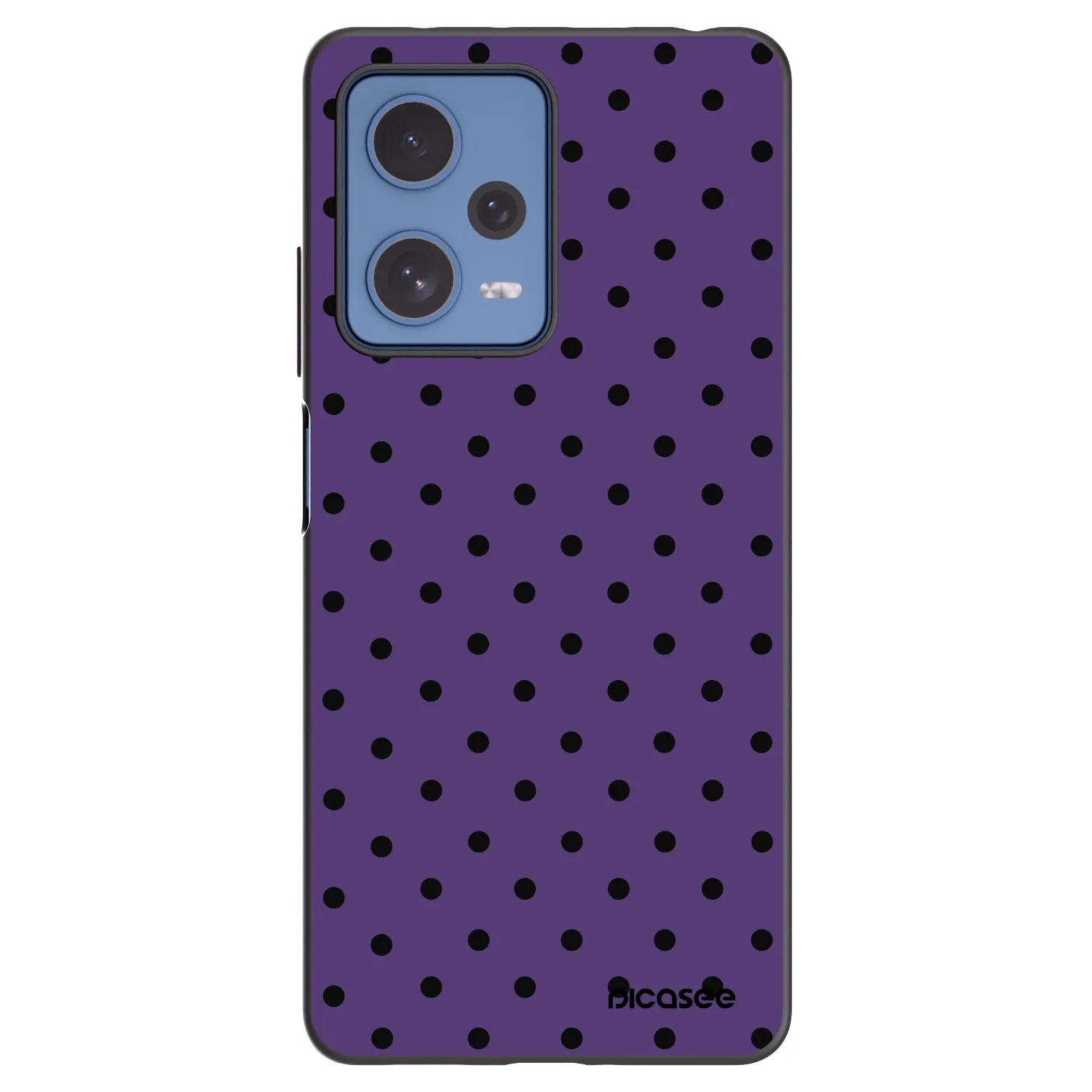 Picasee silikonowe czarne etui na Xiaomi Redmi Note 12 Pro 5G - Flickers 2