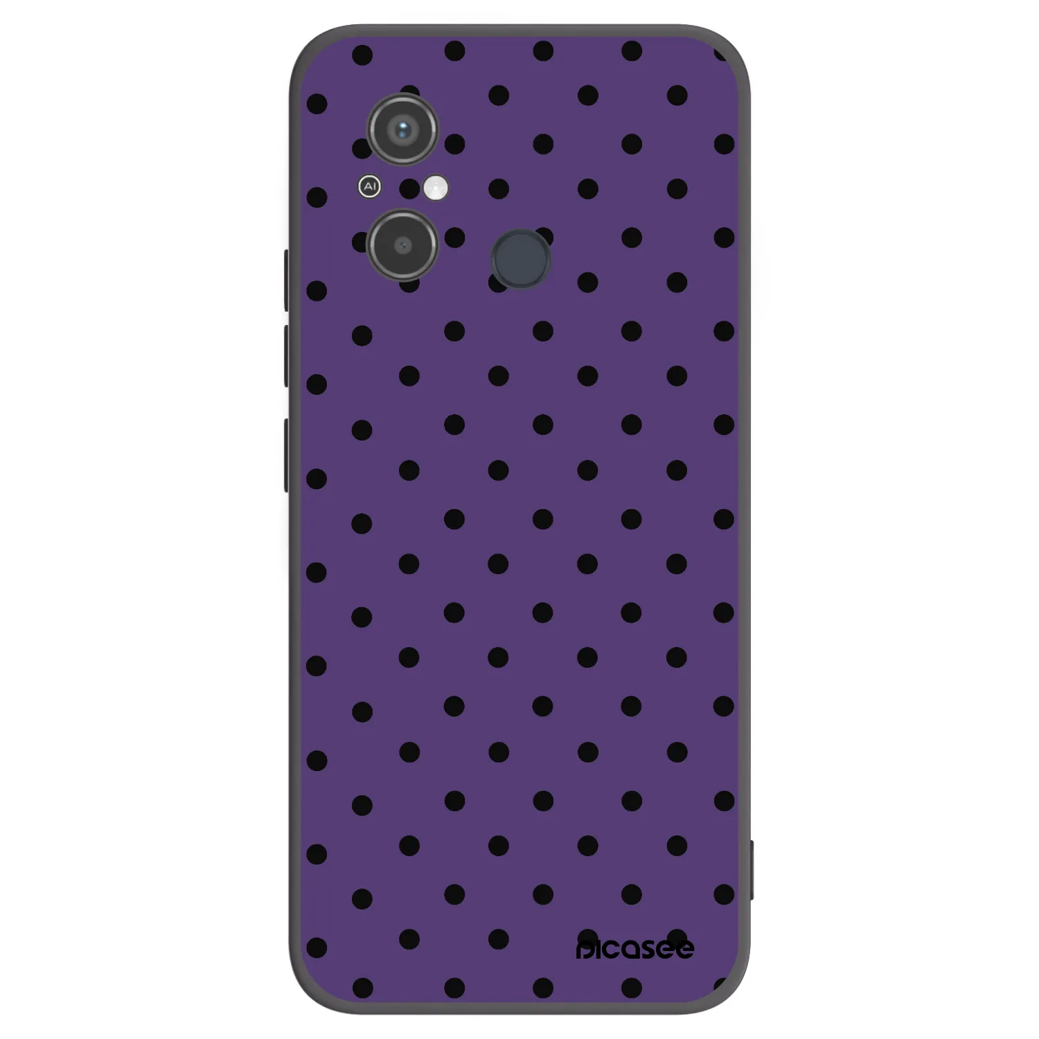 Picasee silikonowe czarne etui na Xiaomi Redmi 12C - Flickers 2