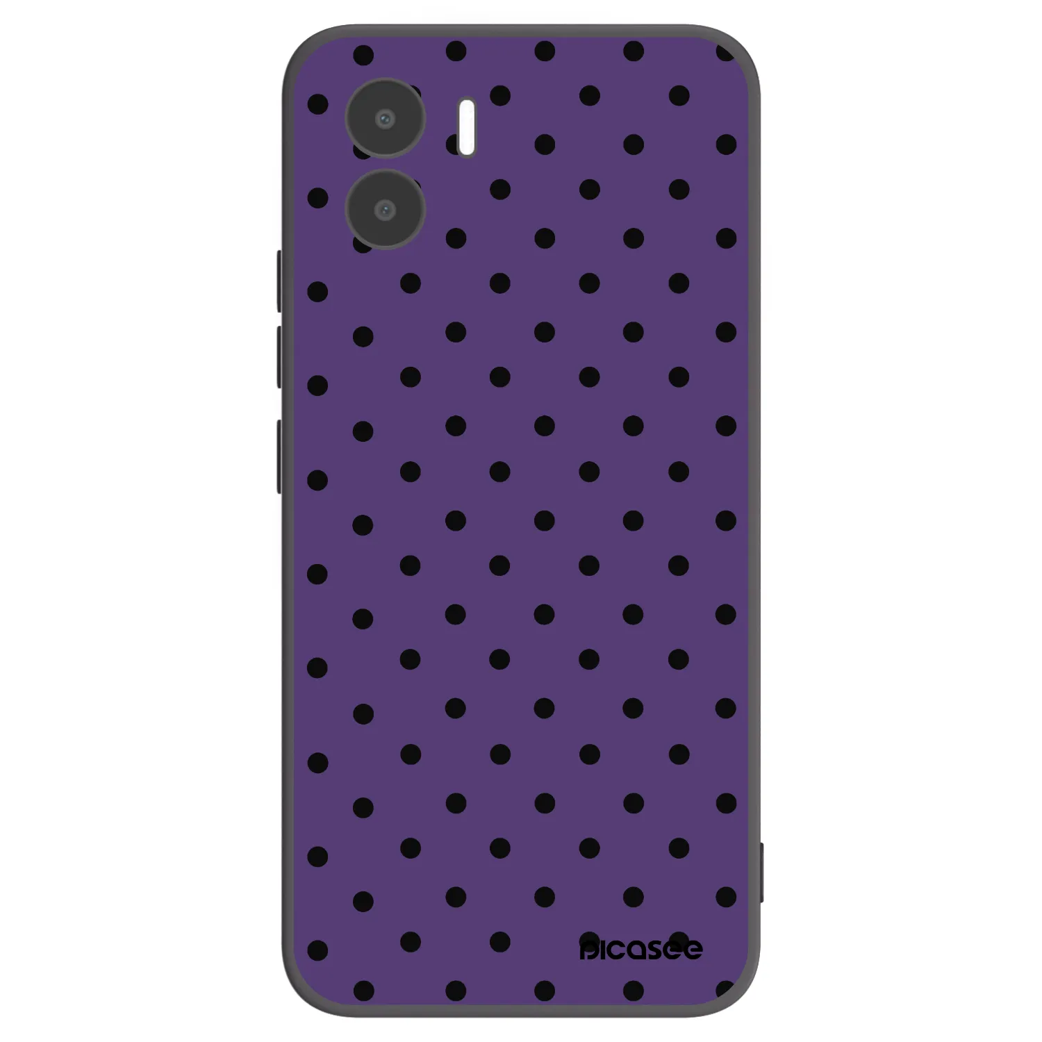 Picasee silikonowe czarne etui na Xiaomi Redmi A2 - Flickers 2