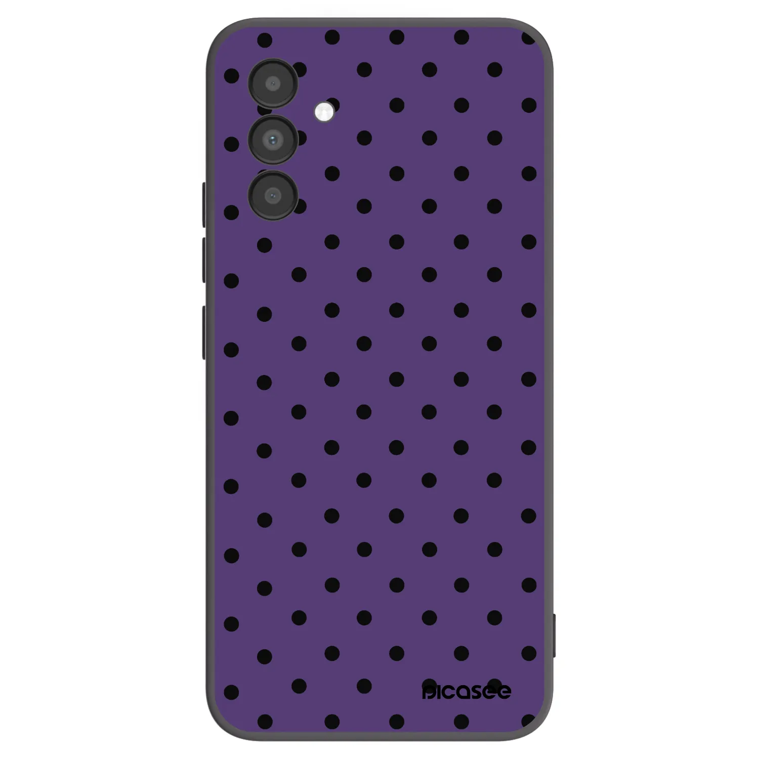Picasee silikonowe czarne etui na Samsung Galaxy A04s A047F - Flickers 2