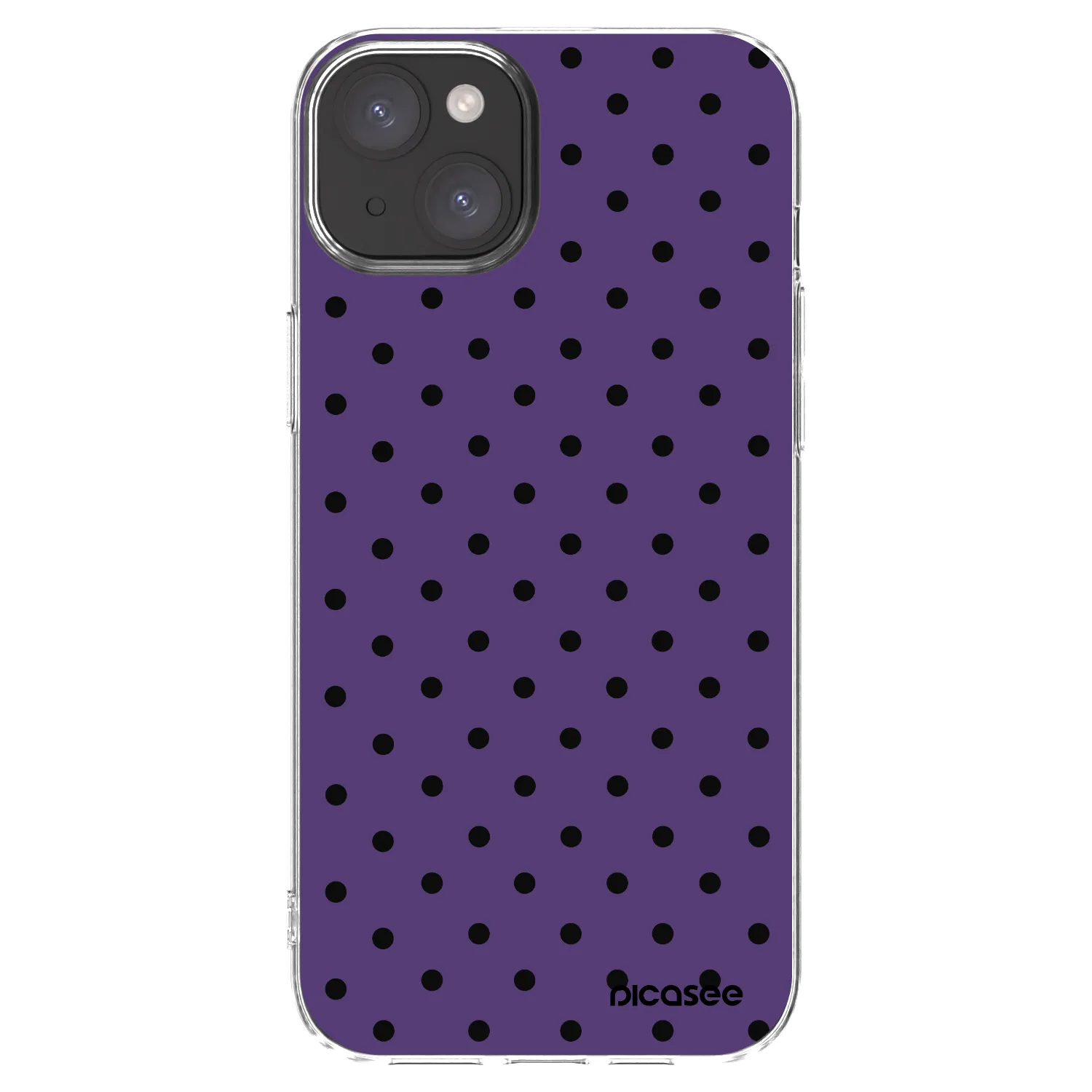 Picasee silikonowe przeźroczyste etui na Apple iPhone 15 Plus - Flickers 2