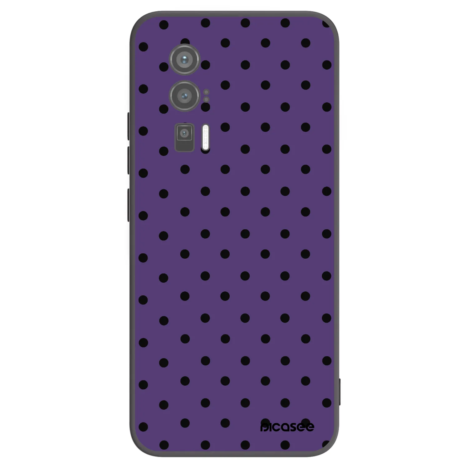 Picasee silikonowe czarne etui na Xiaomi Poco F5 Pro 5G - Flickers 2