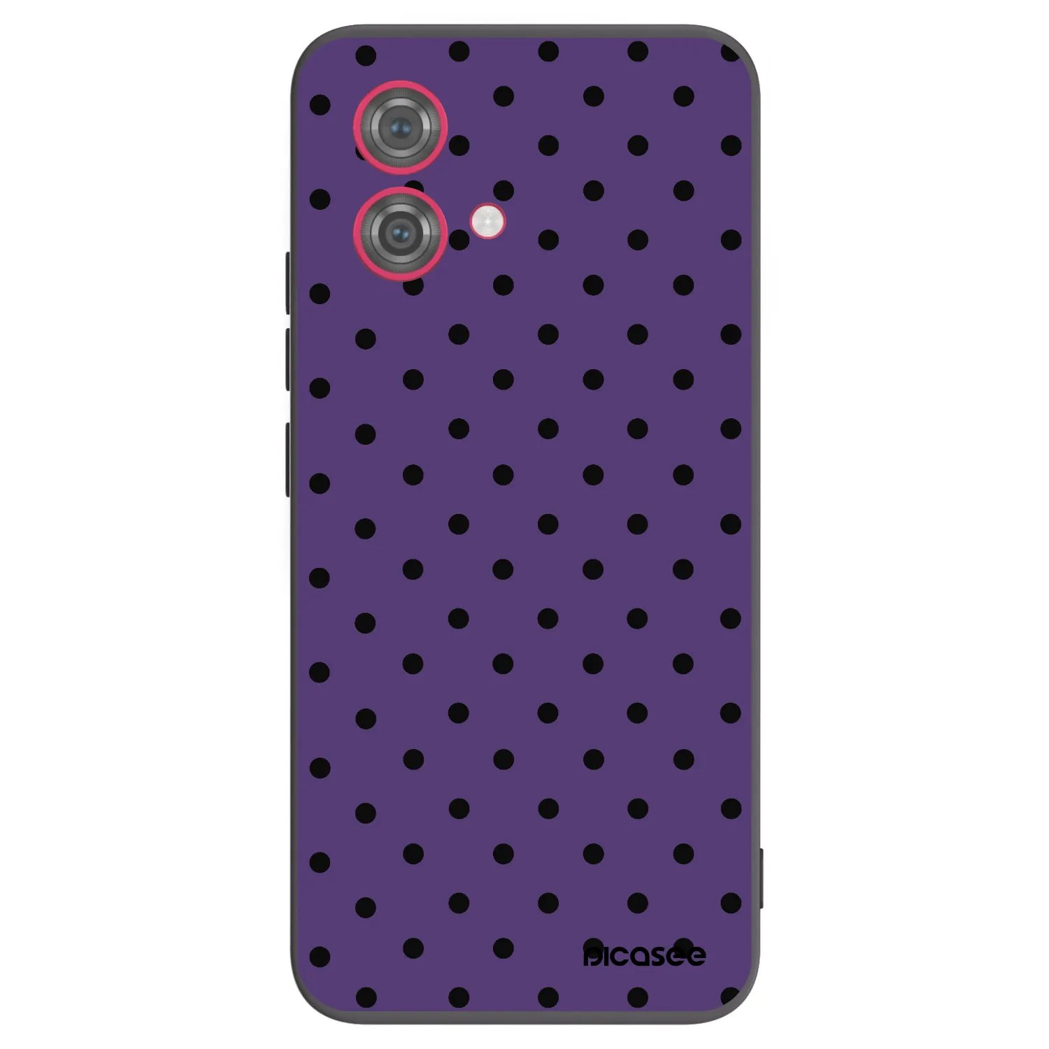 Picasee silikonowe czarne etui na Motorola Moto G84 5G - Flickers 2