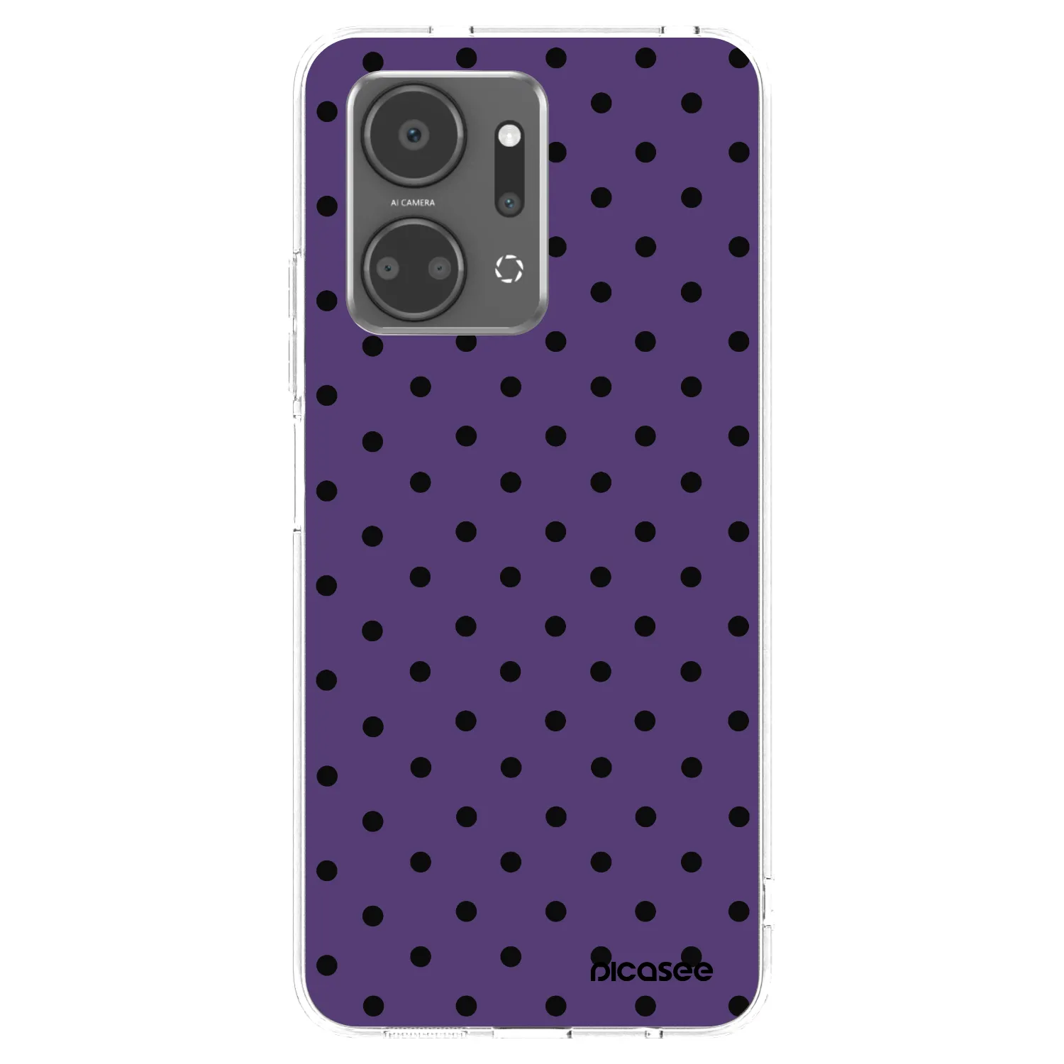 Picasee silikonowe przeźroczyste etui na Honor X7a - Flickers 2