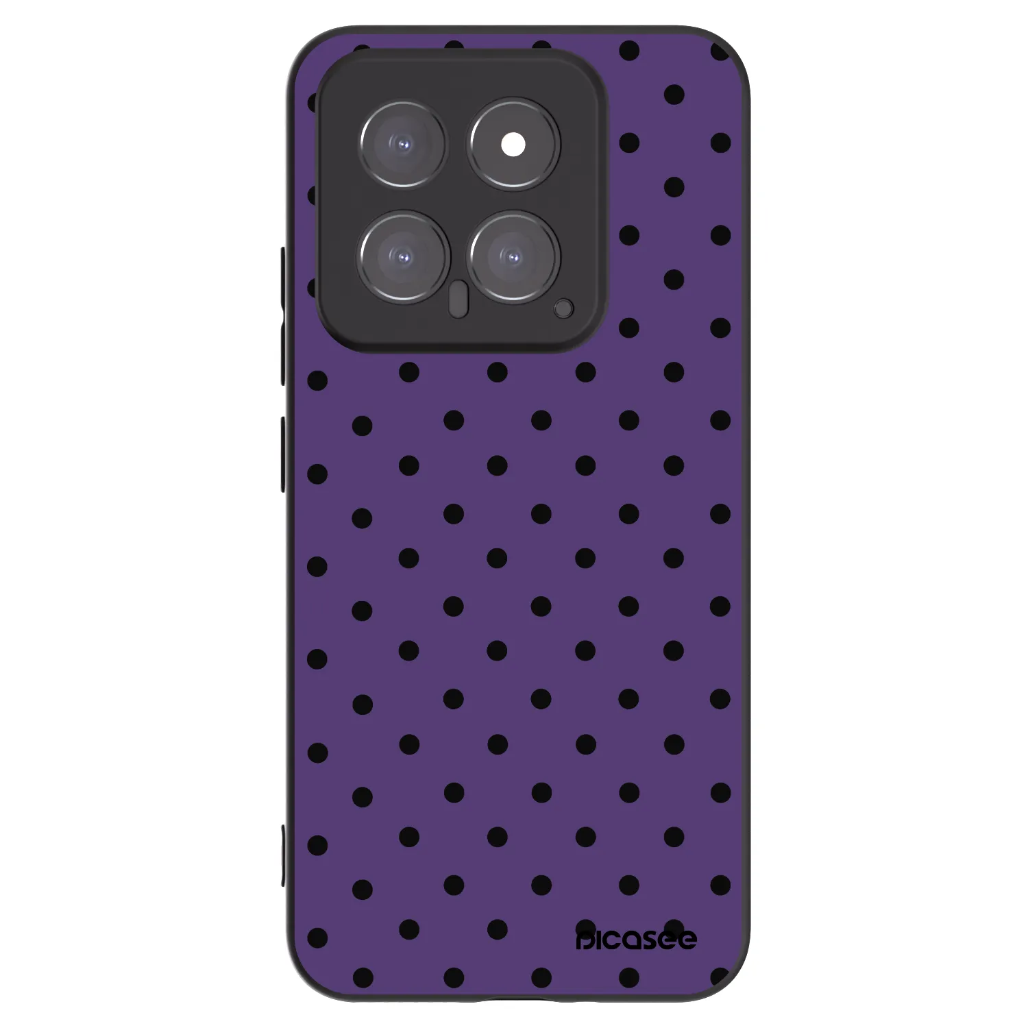 Picasee silikonowe czarne etui na Xiaomi 14 - Flickers 2