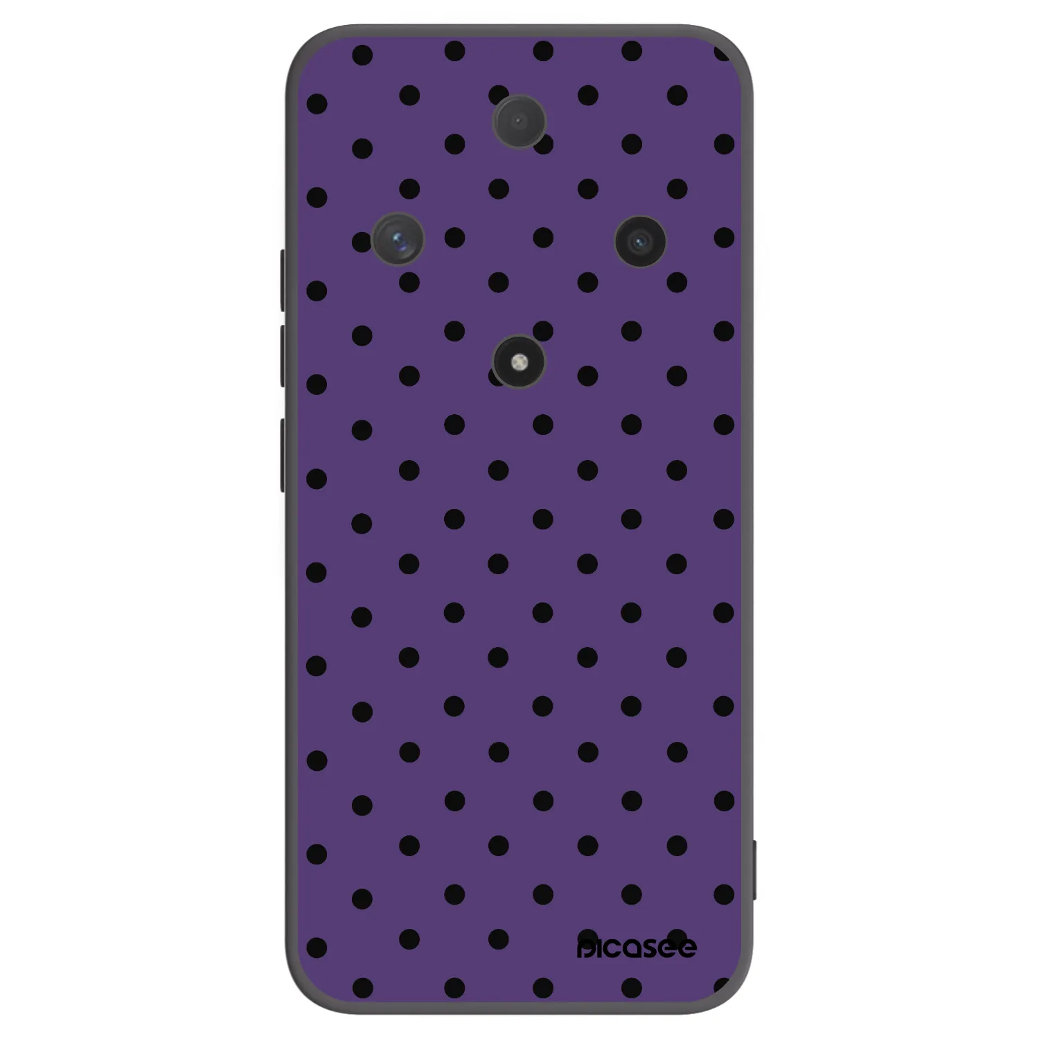 Picasee silikonowe czarne etui na Honor Magic6 Lite 5G - Flickers 2
