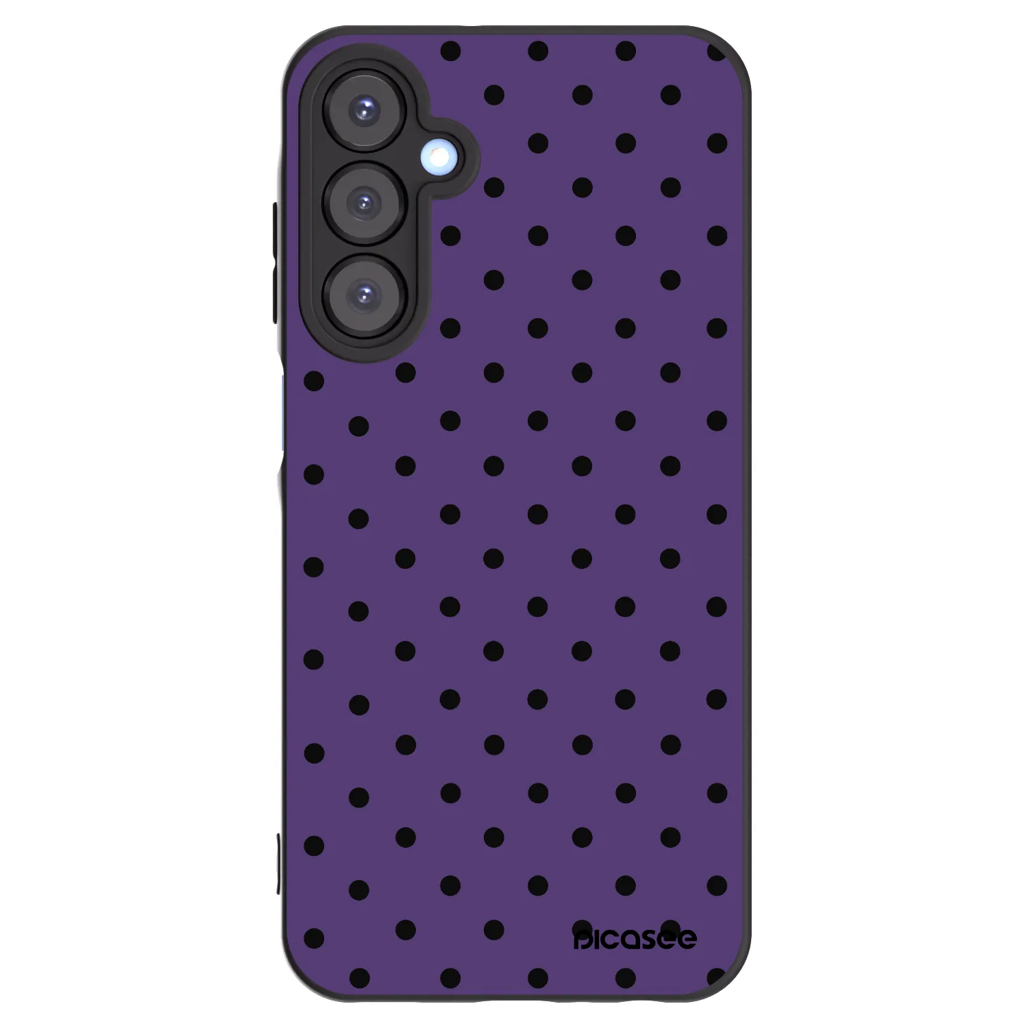 Picasee silikonowe czarne etui na Samsung Galaxy A25 A256B 5G - Flickers 2