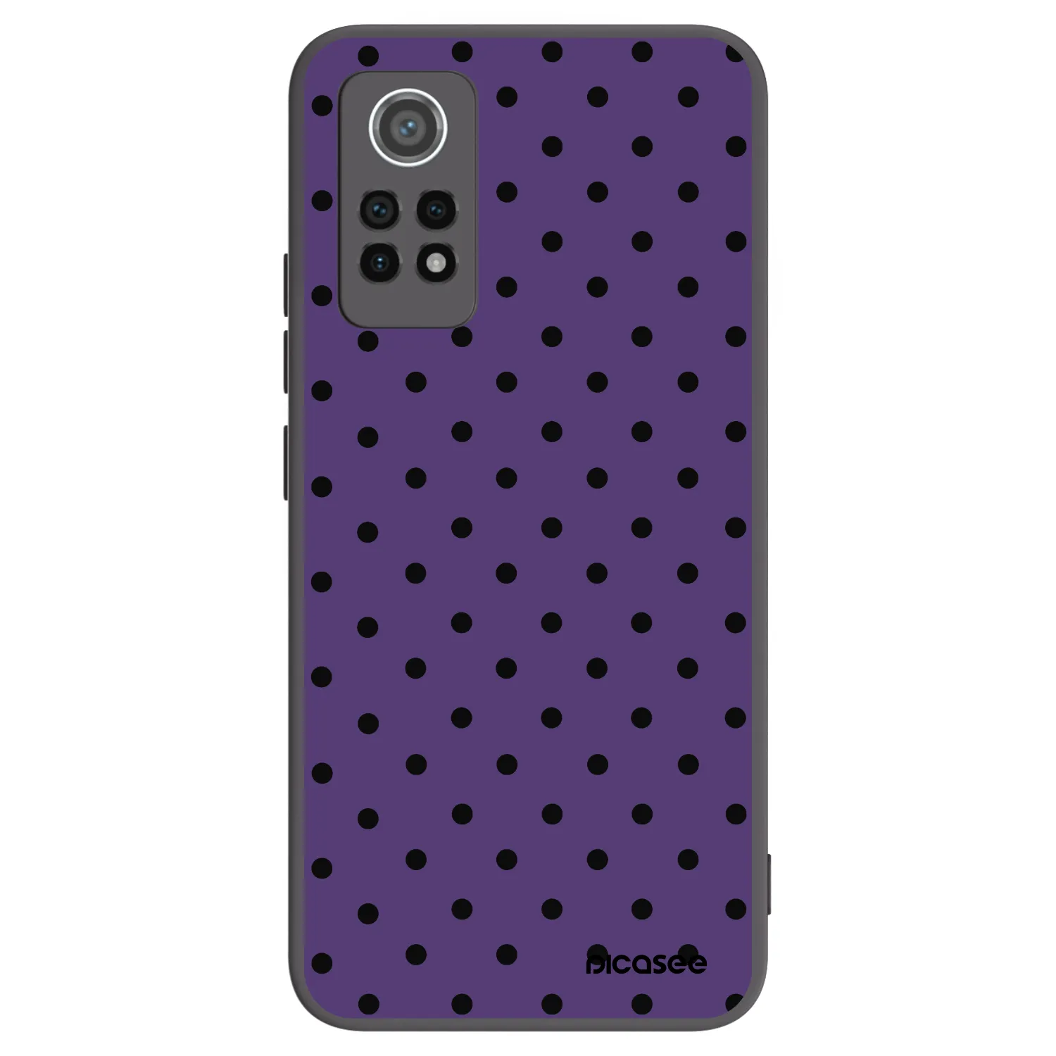 Picasee silikonowe czarne etui na Xiaomi Redmi Note 12 Pro 4G - Flickers 2