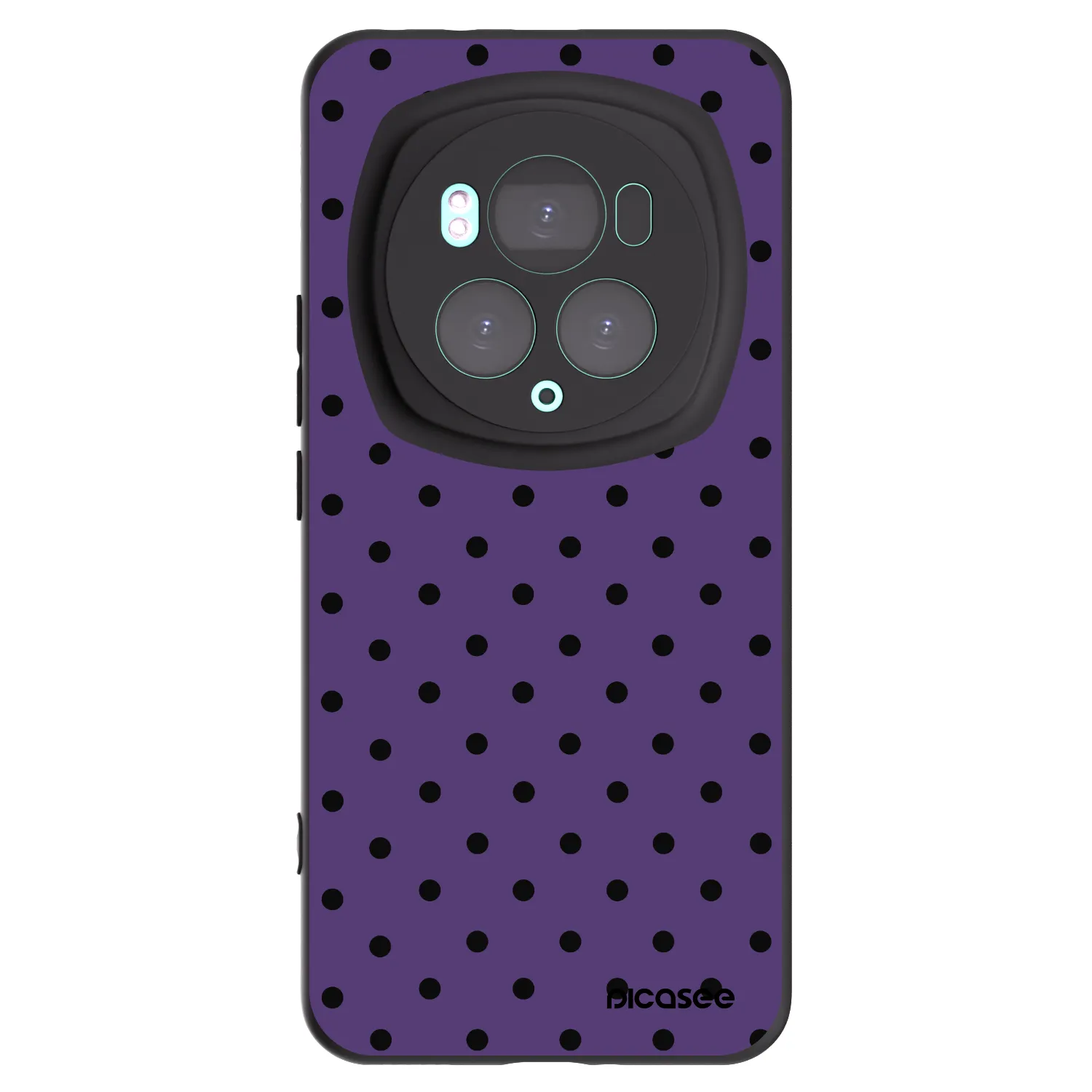 Picasee silikonowe czarne etui na Honor Magic6 Pro - Flickers 2