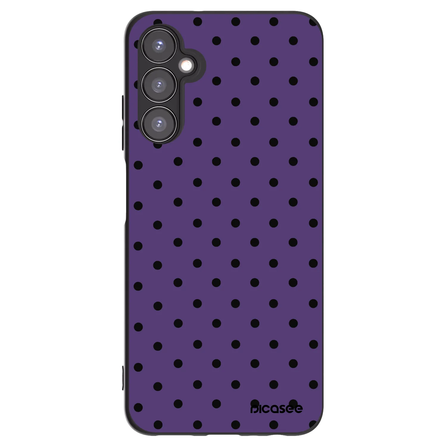 Picasee silikonowe czarne etui na Samsung Galaxy A05s A057G - Flickers 2