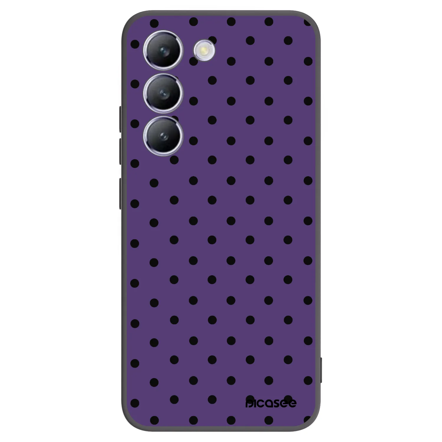 Picasee silikonowe czarne etui na Vivo V40 SE 5G - Flickers 2