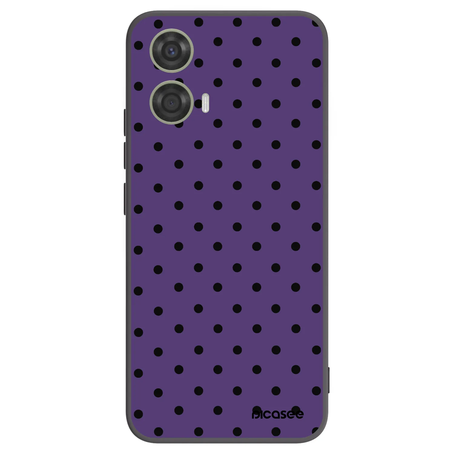 Picasee silikonowe czarne etui na Motorola Moto G24 - Flickers 2