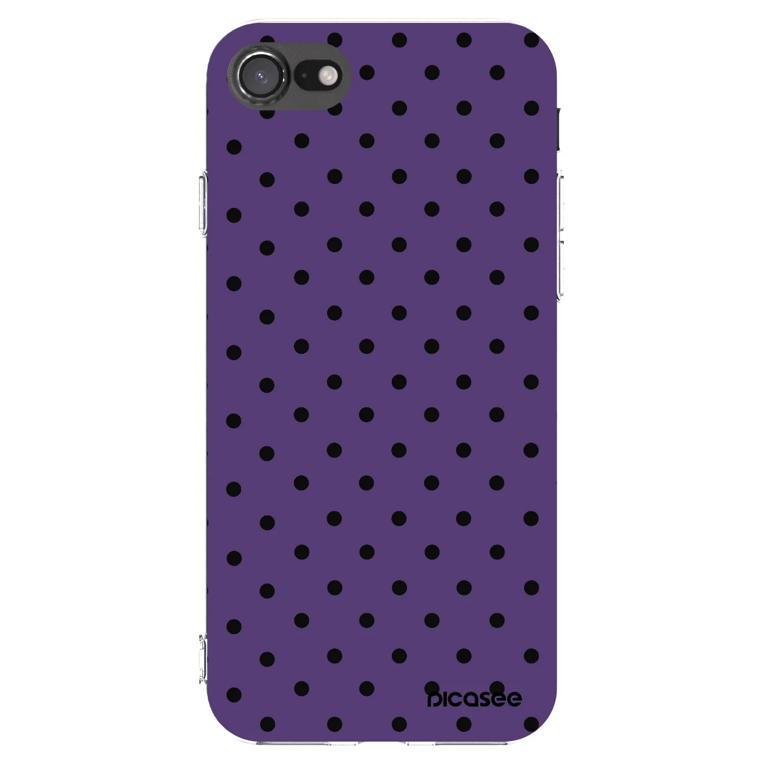 Picasee silikonowe przeźroczyste etui na Apple iPhone 7 - Flickers 2