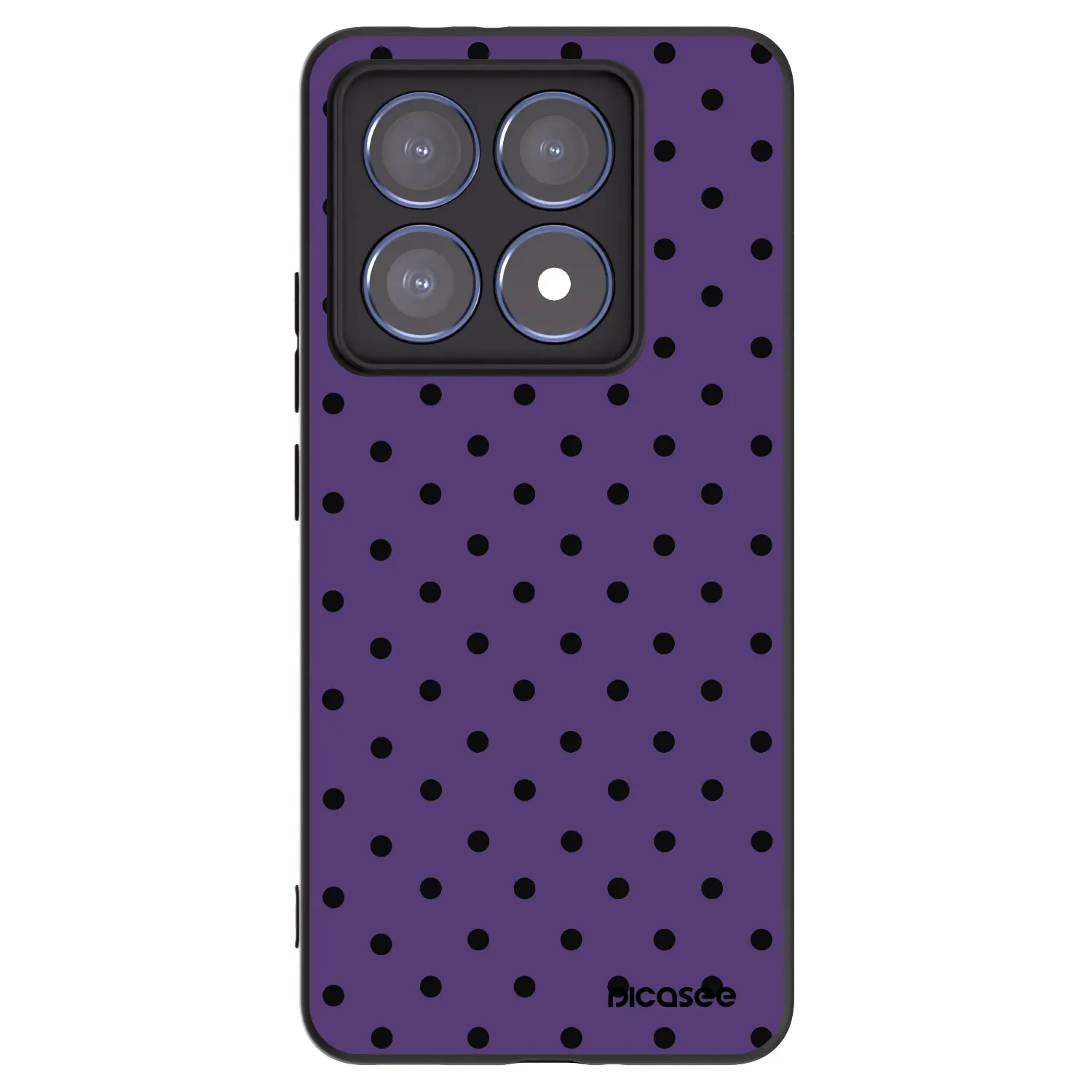 Picasee silikonowe czarne etui na Xiaomi 14T Pro - Flickers 2