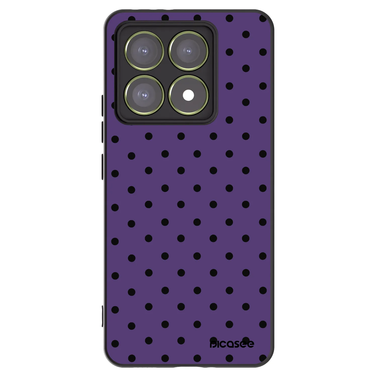 Picasee silikonowe czarne etui na Xiaomi 14T - Flickers 2