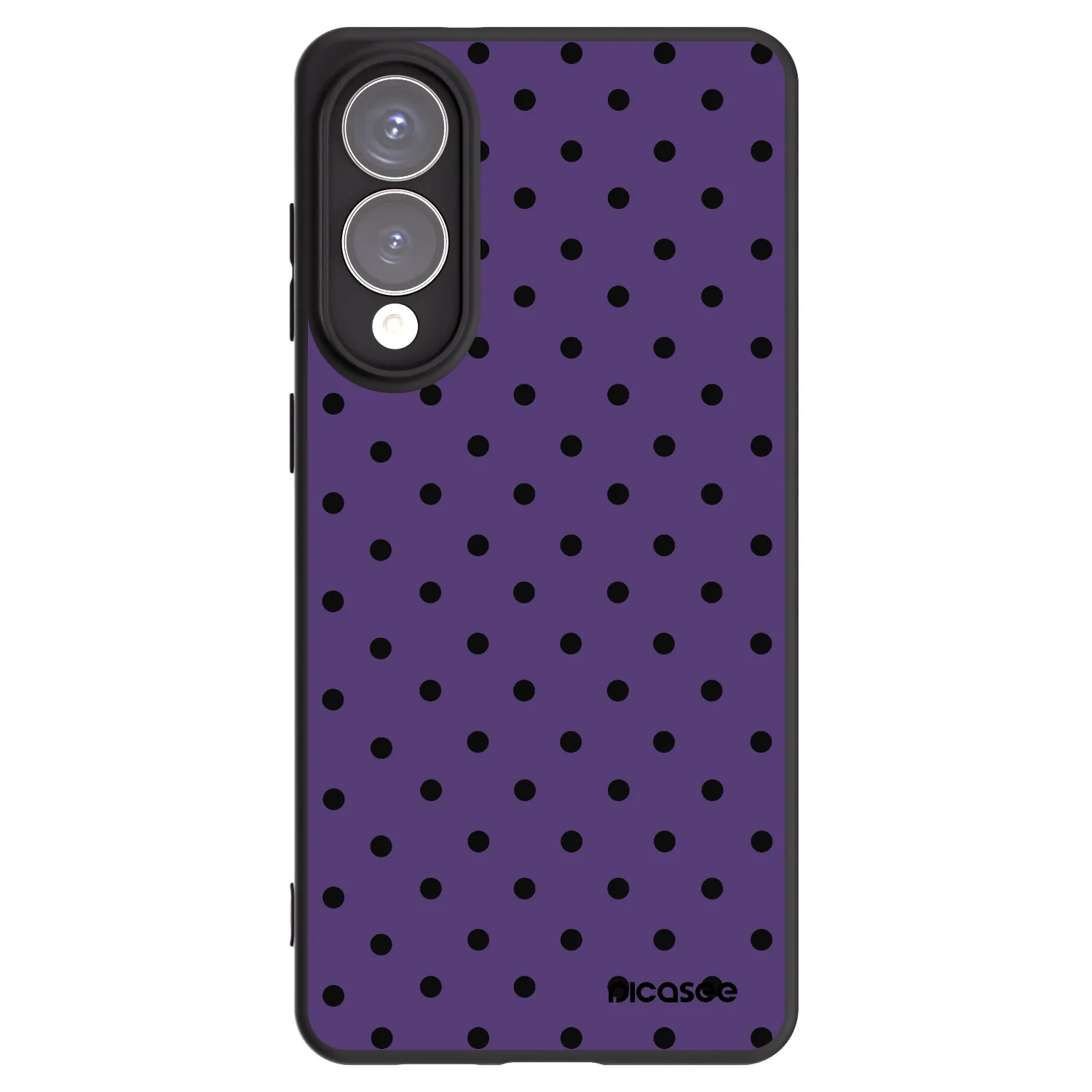 Picasee silikonowe czarne etui na Samsung Galaxy S25 Edge 5G - Flickers 2