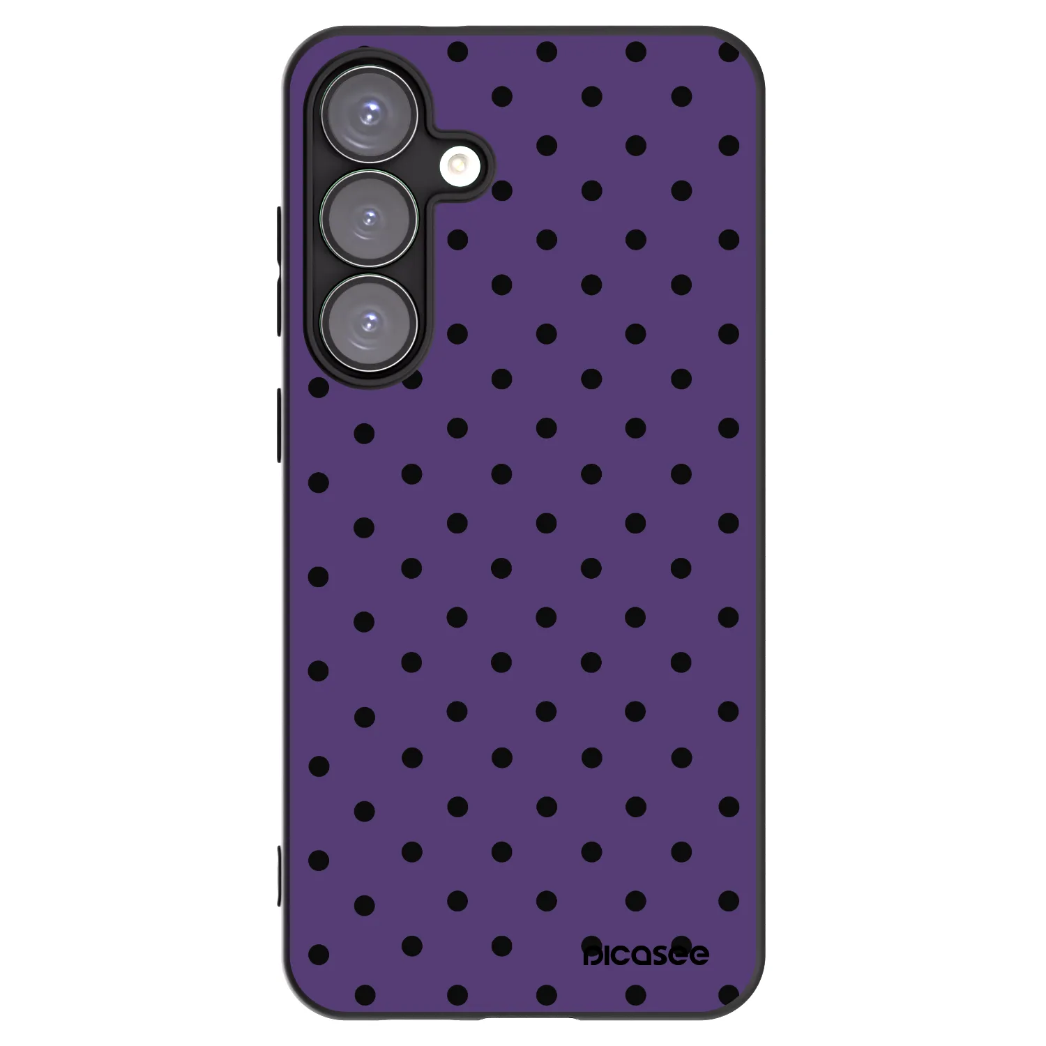Picasee silikonowe czarne etui na Samsung Galaxy S25+ 5G - Flickers 2