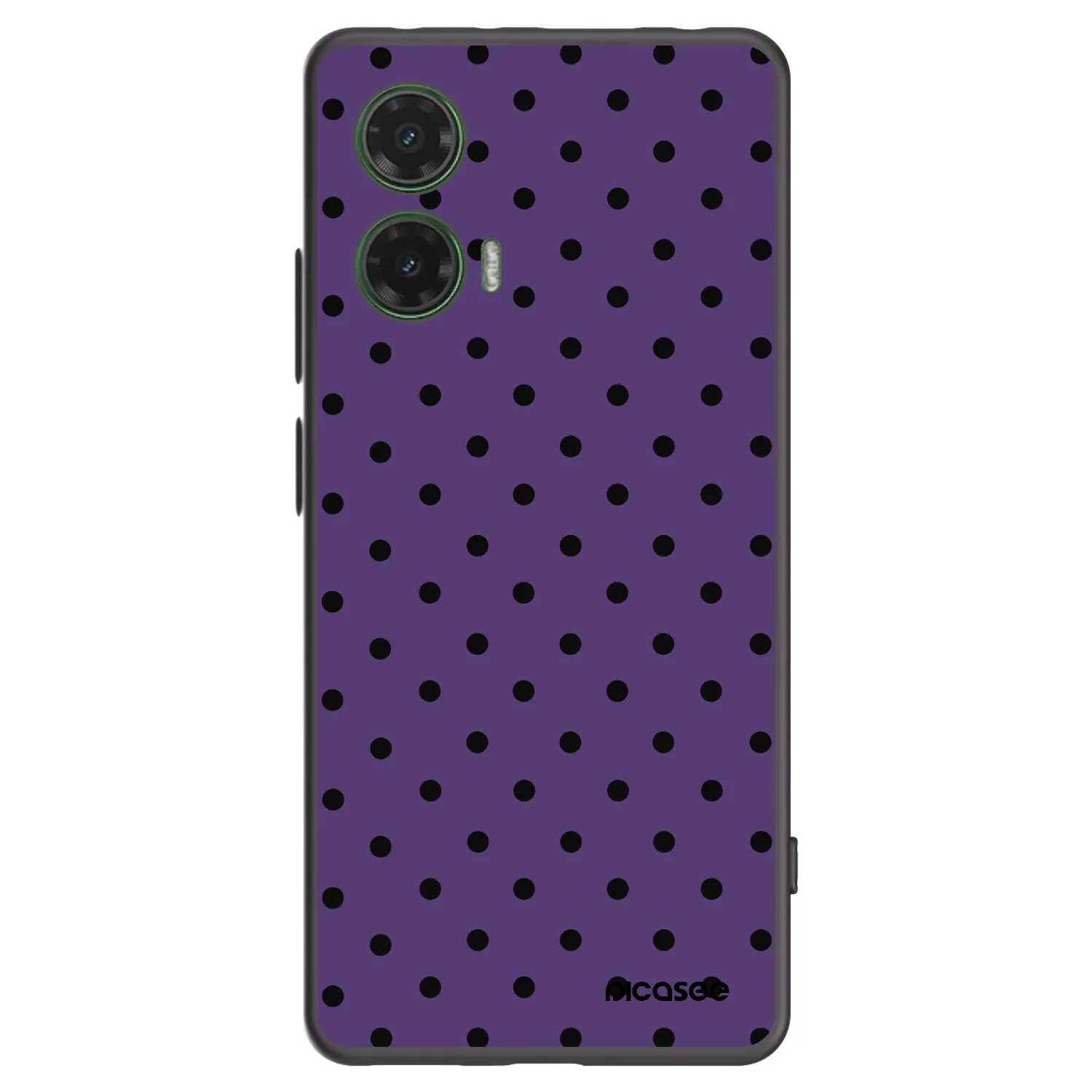 Picasee silikonowe czarne etui na Motorola Moto G35 5G - Flickers 2