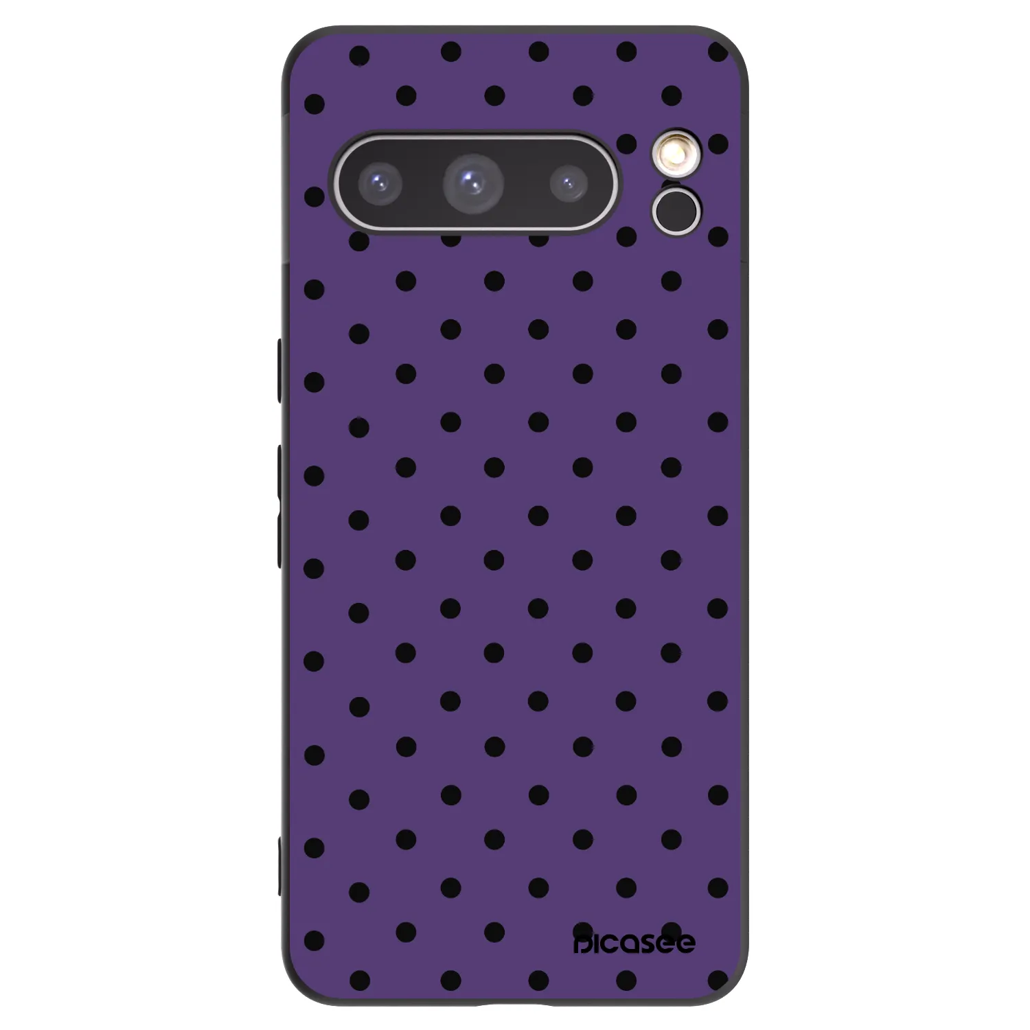 Picasee silikonowe czarne etui na Google Pixel 8 Pro - Flickers 2