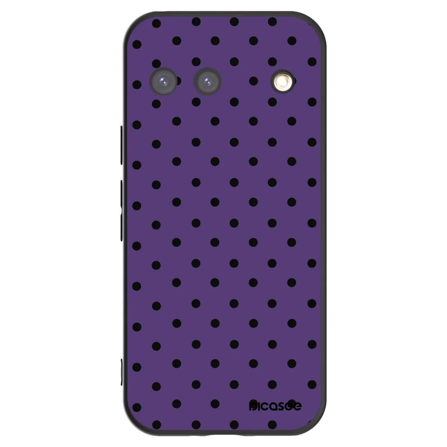 Picasee silikonowe czarne etui na Google Pixel 9 - Flickers 2