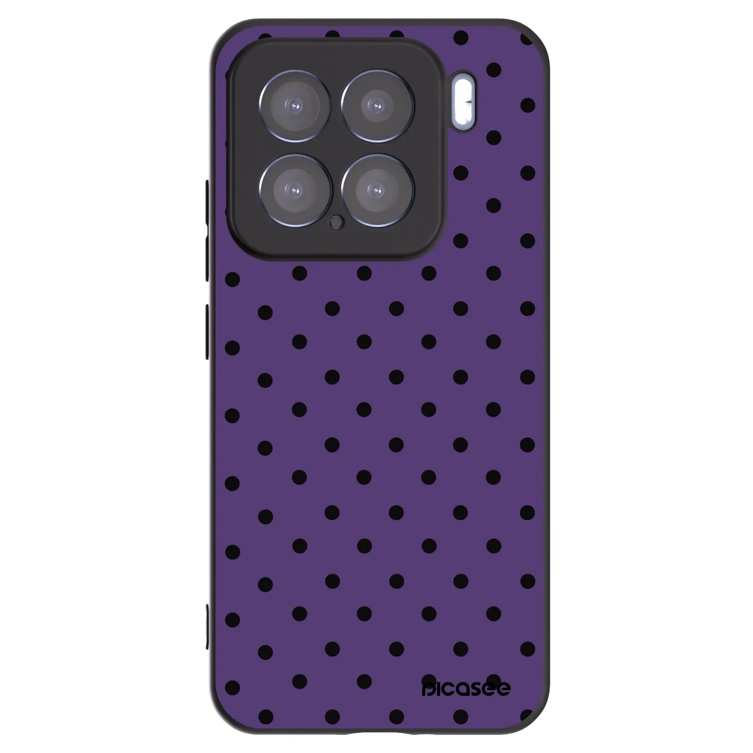 Picasee silikonowe czarne etui na Xiaomi 15 - Flickers 2
