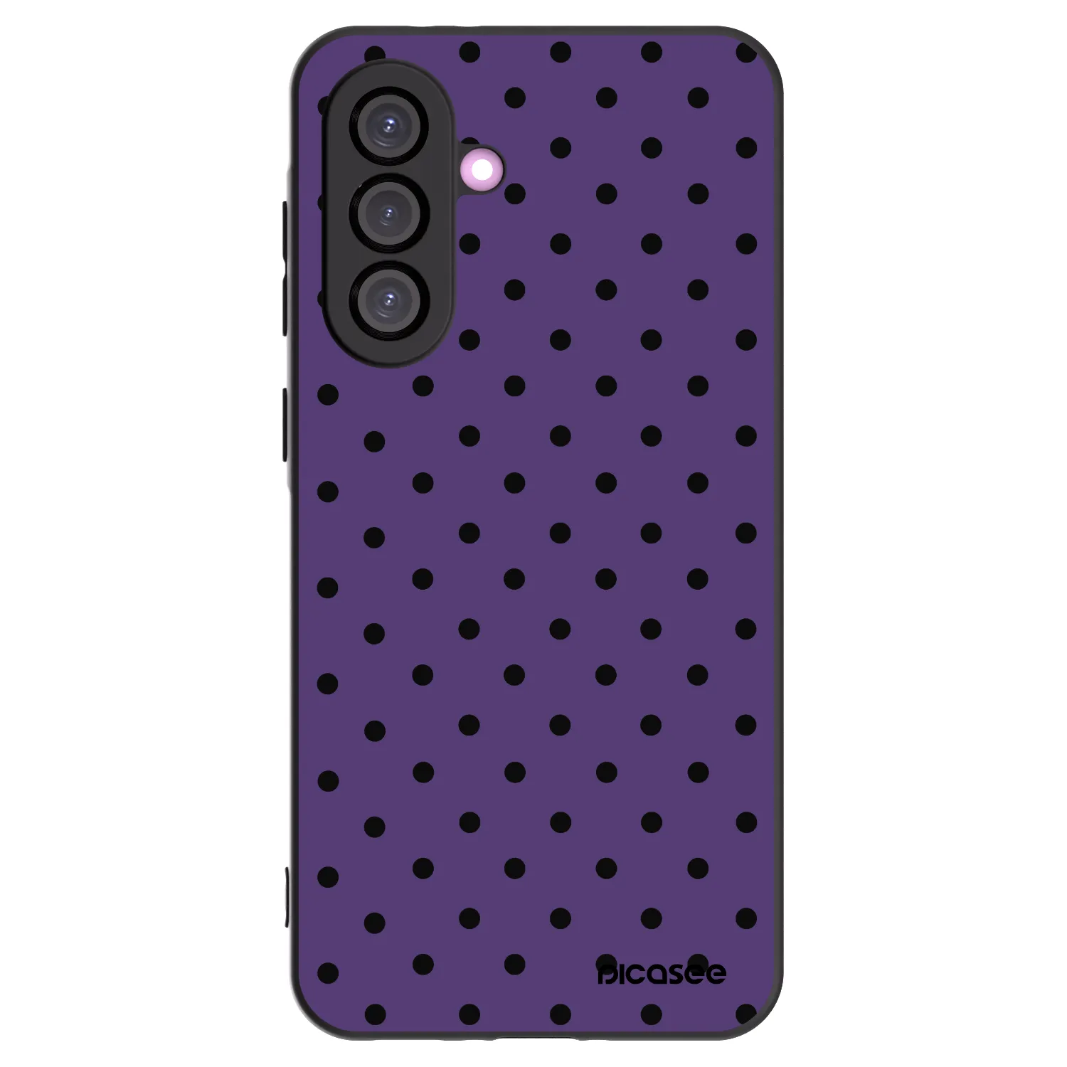 Picasee silikonowe czarne etui na Samsung Galaxy A56 5G A566B - Flickers 2