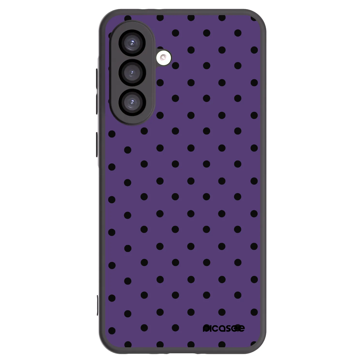 Picasee silikonowe czarne etui na Samsung Galaxy A26 5G A266B - Flickers 2