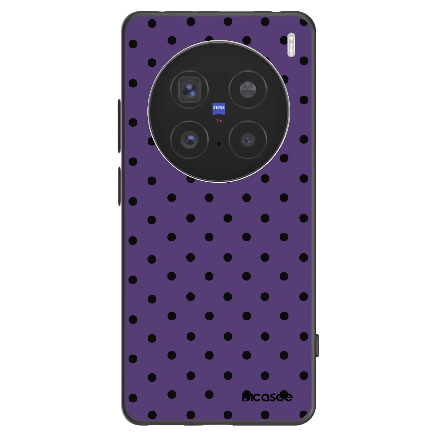 Picasee silikonowe czarne etui na Vivo X200 Pro - Flickers 2