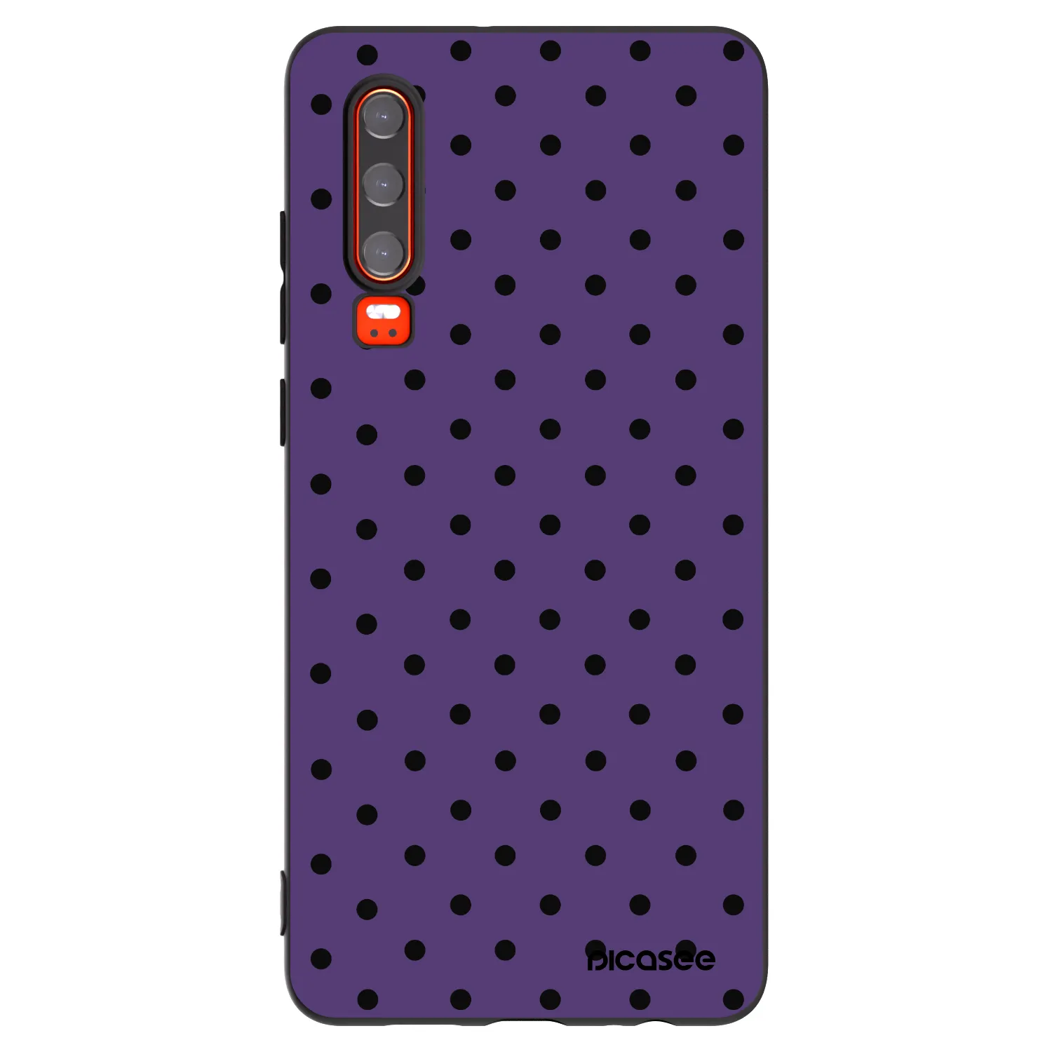 Picasee silikonowe czarne etui na Huawei P30 - Flickers 2