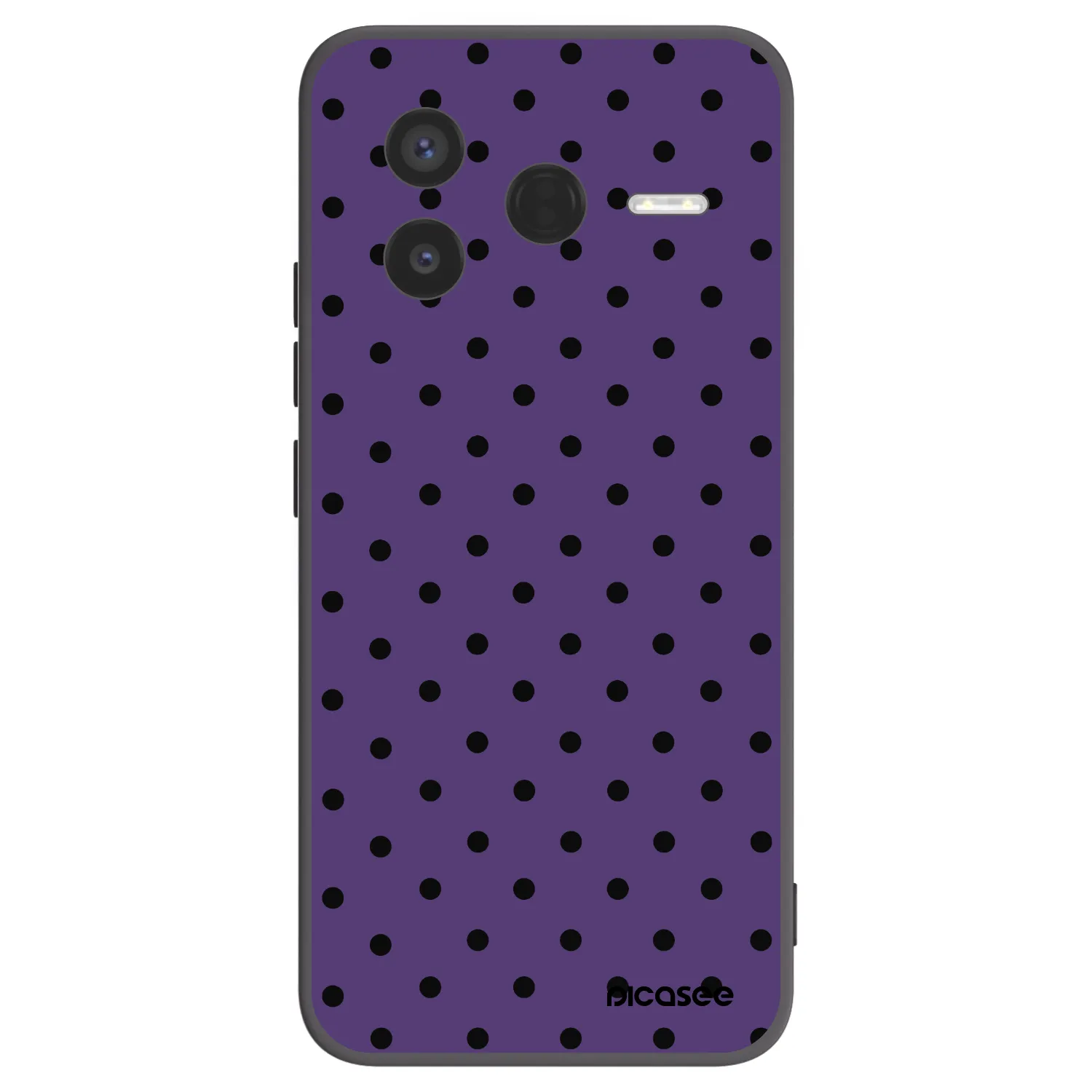 Picasee silikonowe czarne etui na Xiaomi Poco F7 Pro 5G - Flickers 2