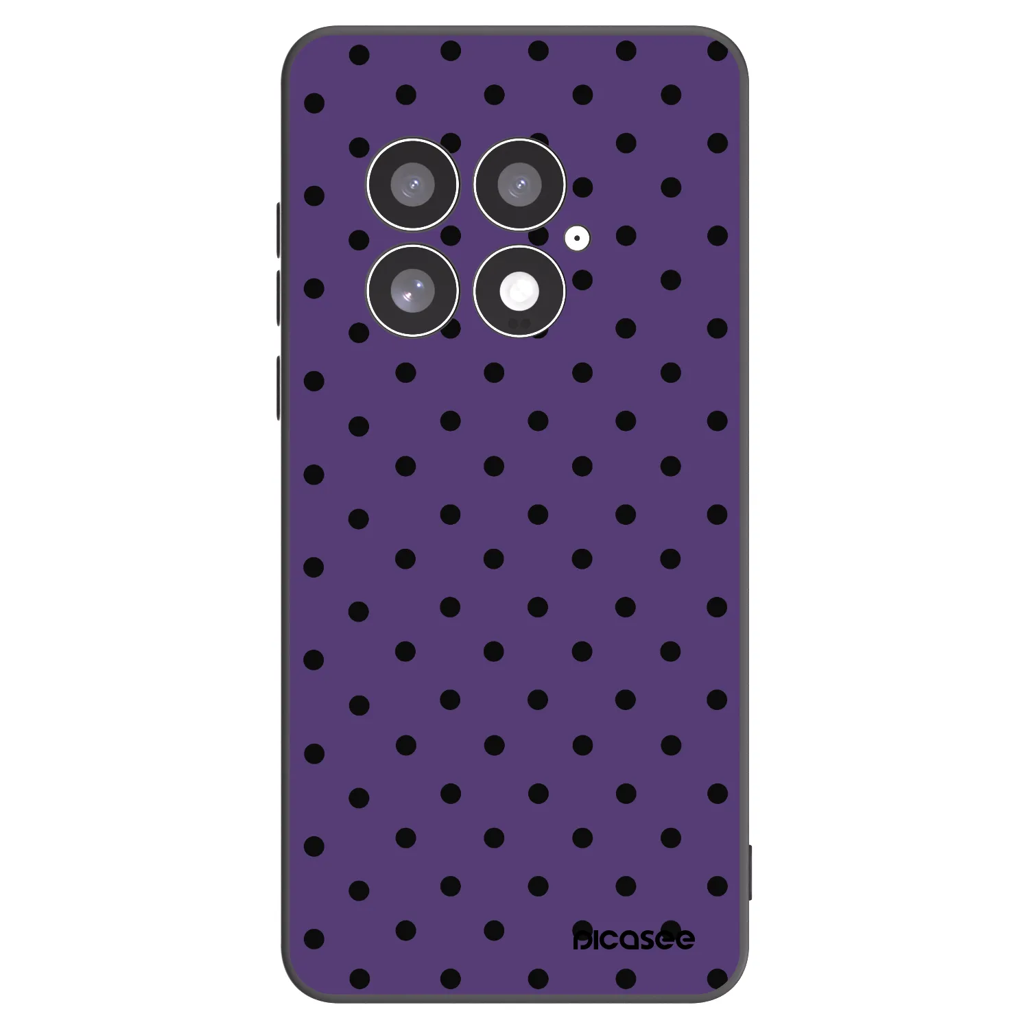 Picasee silikonowe czarne etui na OnePlus 13 5G - Flickers 2