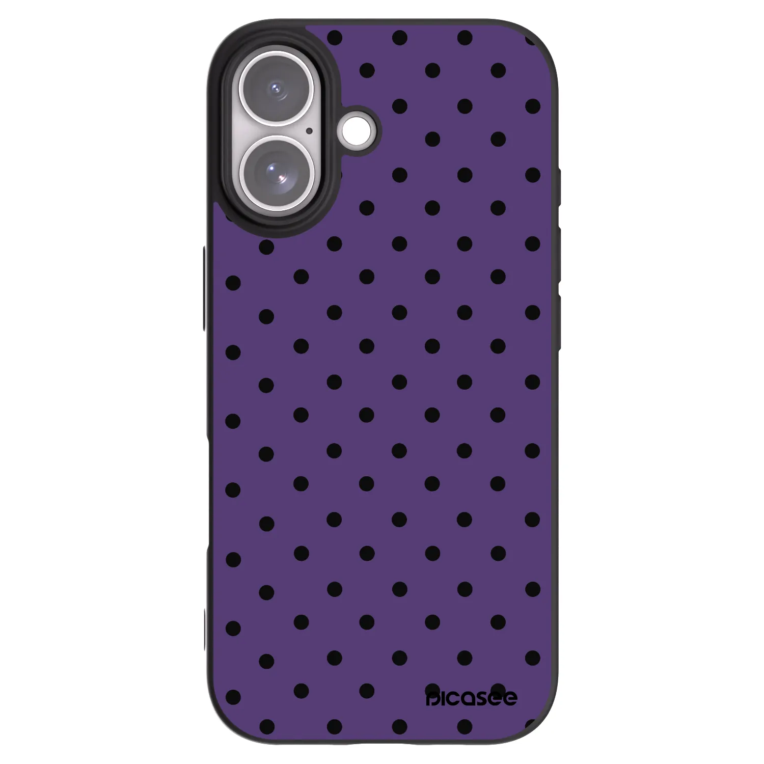 Picasee silikonowe czarne etui na Apple iPhone 17 - Flickers 2