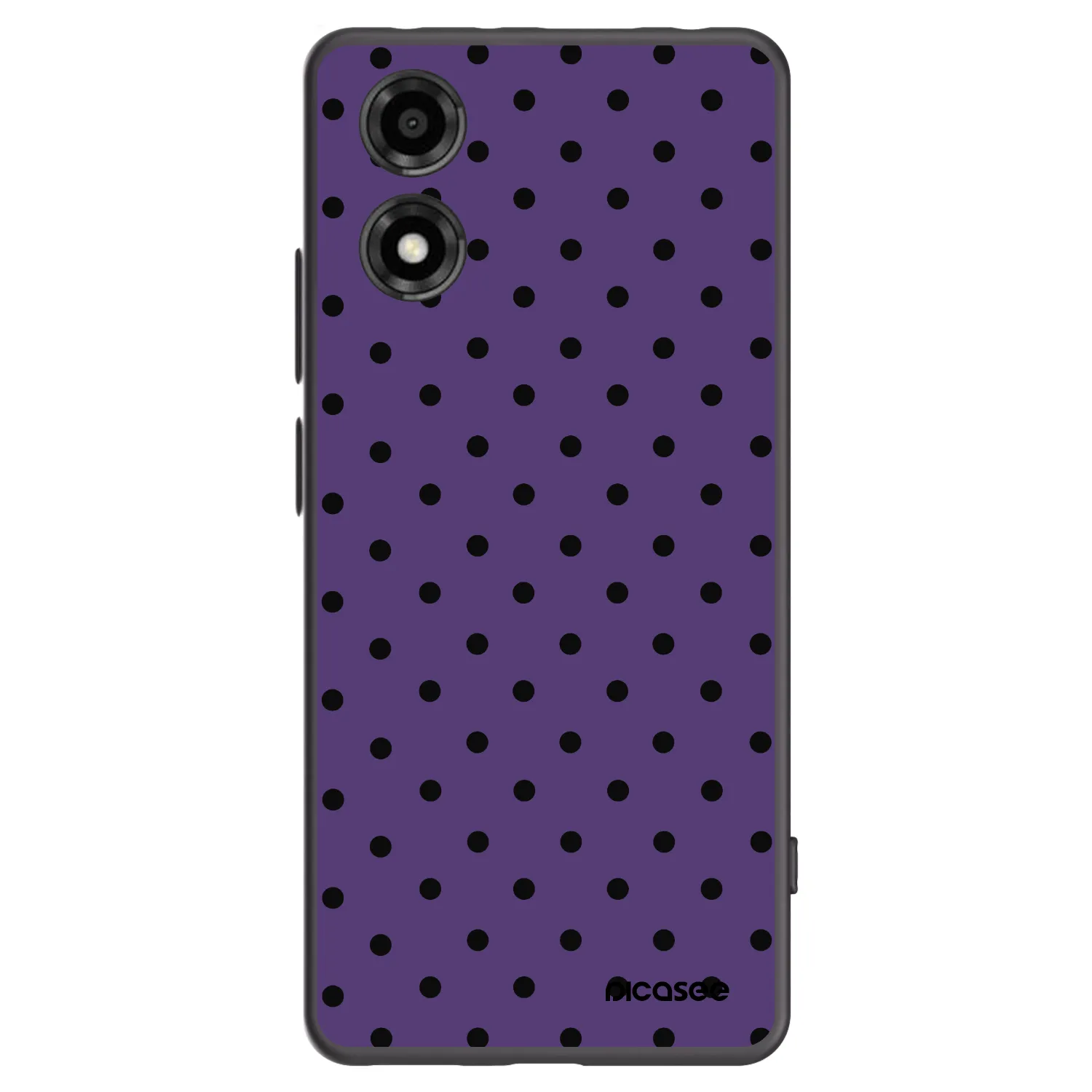 Picasee silikonowe czarne etui na Motorola Moto E14 - Flickers 2