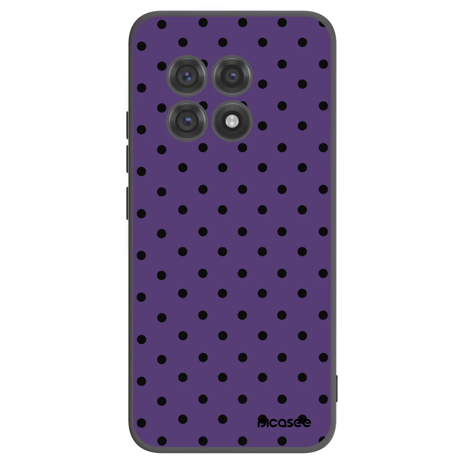 Picasee silikonowe czarne etui na OnePlus 13R 5G - Flickers 2