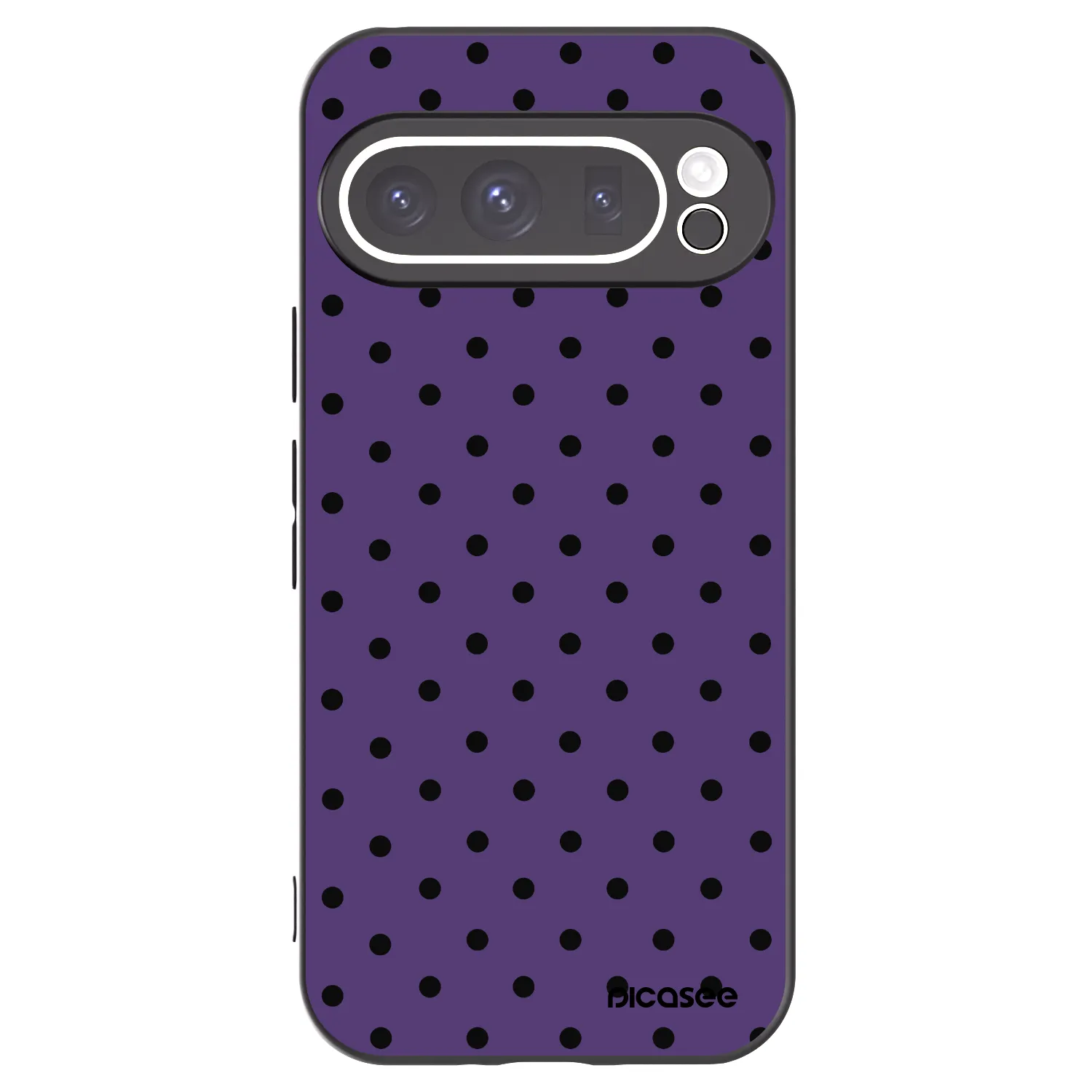 Picasee silikonowe czarne etui na Google Pixel 9 Pro XL - Flickers 2