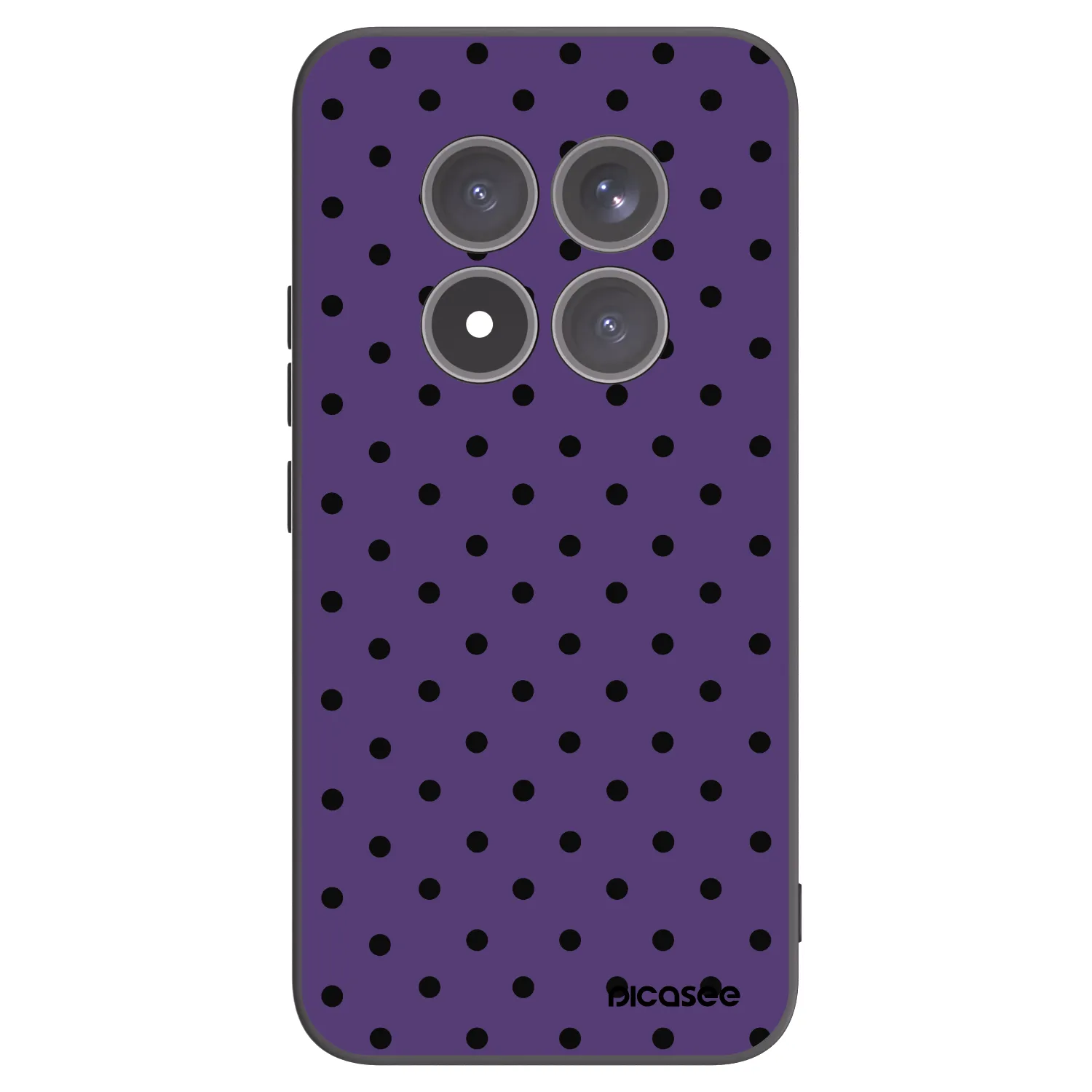 Picasee silikonowe czarne etui na Xiaomi Redmi Note 15 Pro+ - Flickers 2