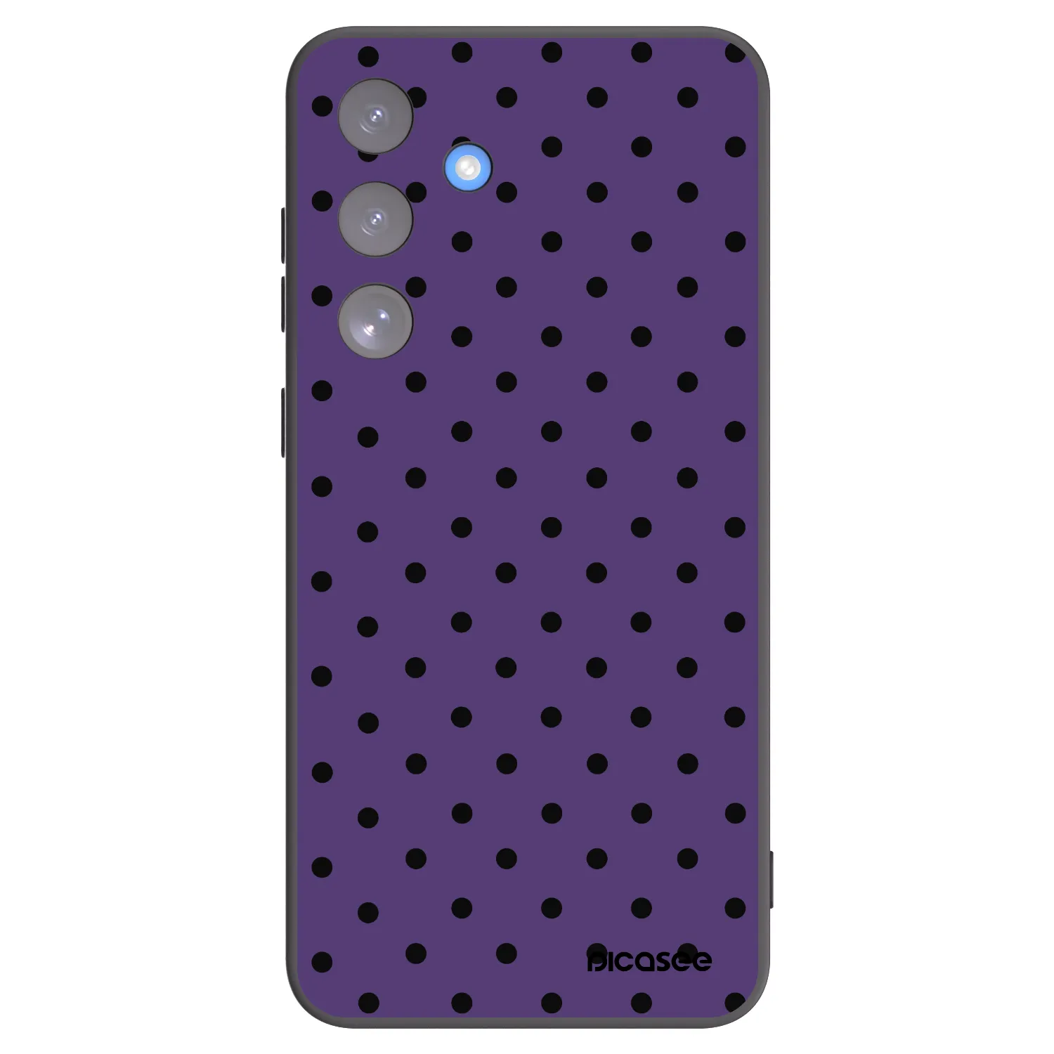 Picasee silikonowe czarne etui na Samsung Galaxy S25 FE 5G - Flickers 2