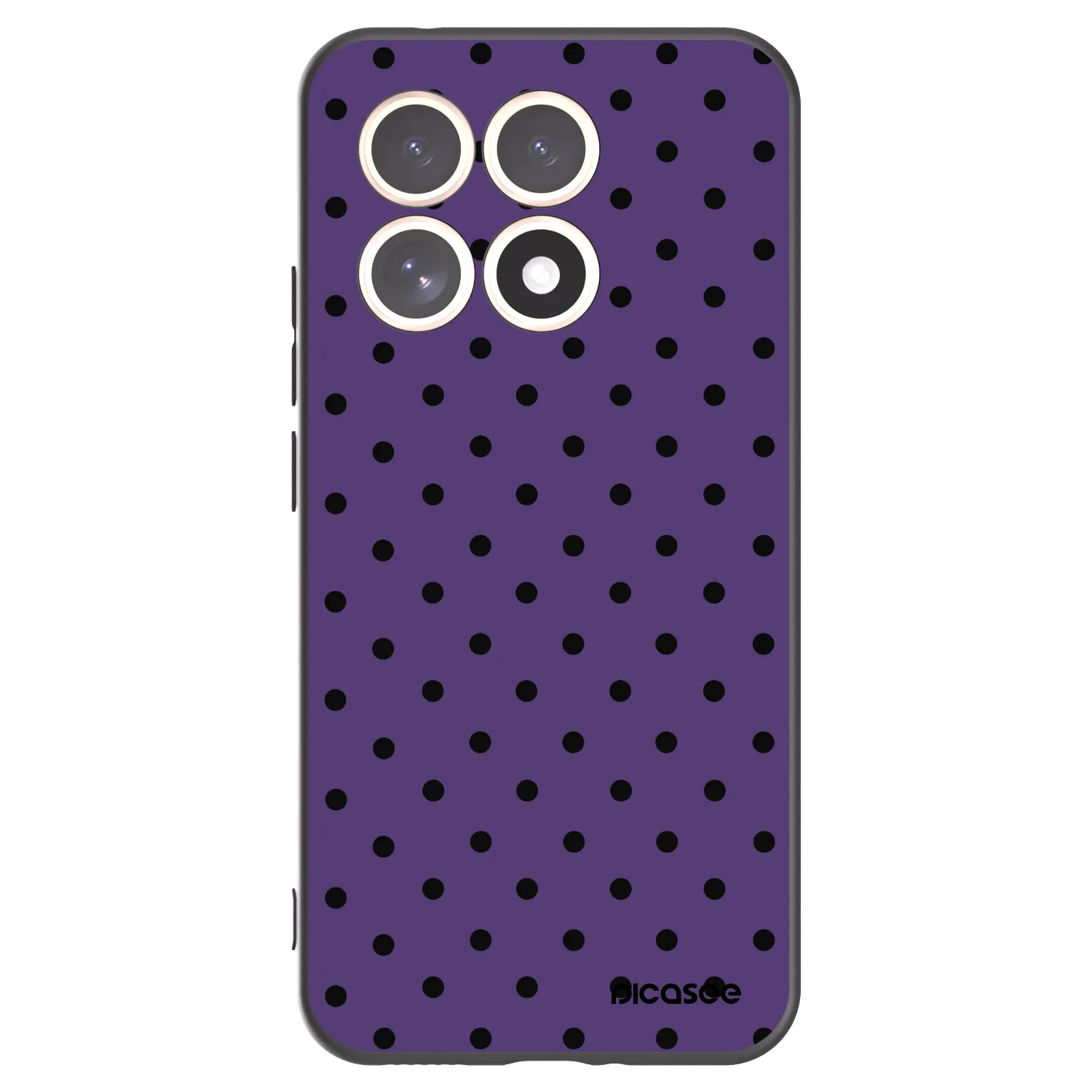 Picasee silikonowe czarne etui na Xiaomi 15T - Flickers 2