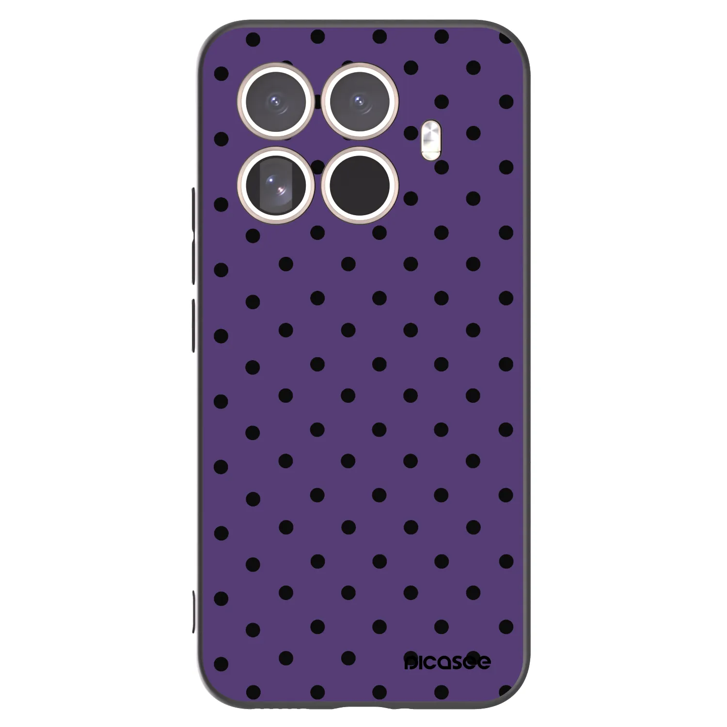 Picasee silikonowe czarne etui na Xiaomi 15T Pro - Flickers 2