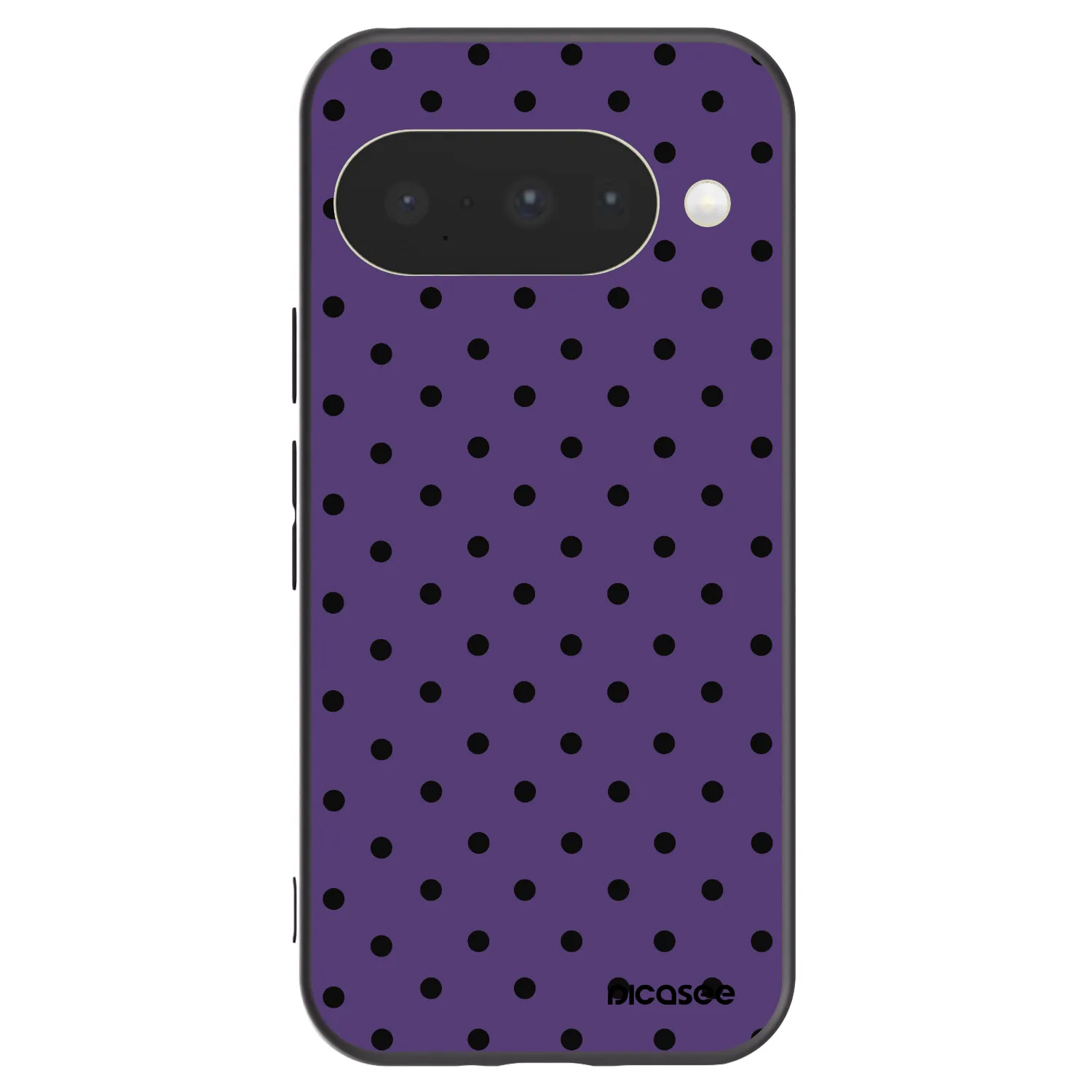 Picasee silikonowe czarne etui na Google Pixel 10 - Flickers 2