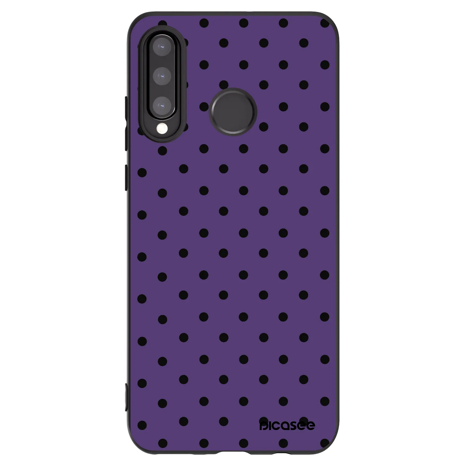 Picasee silikonowe czarne etui na Huawei P30 Lite - Flickers 2