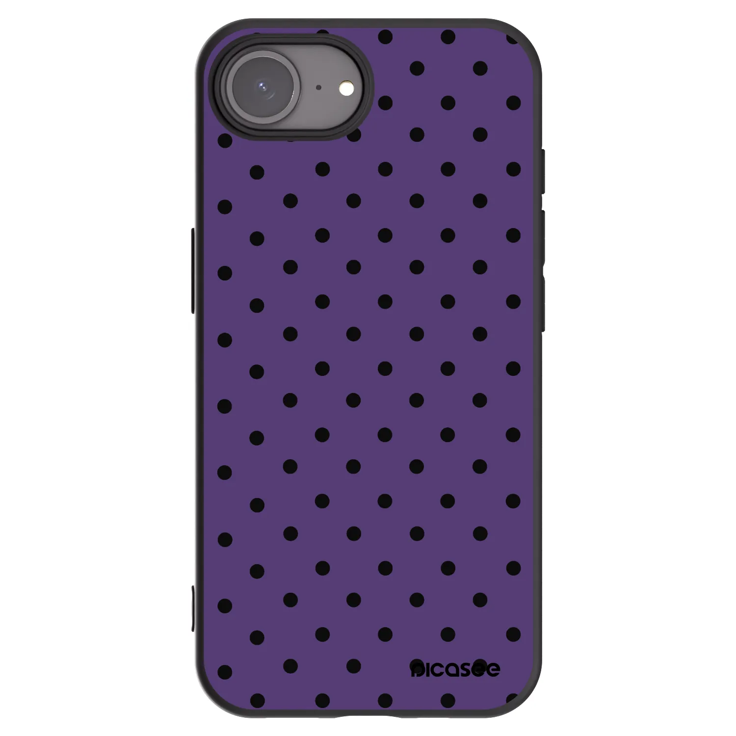 Picasee silikonowe czarne etui na Apple iPhone 17e - Flickers 2