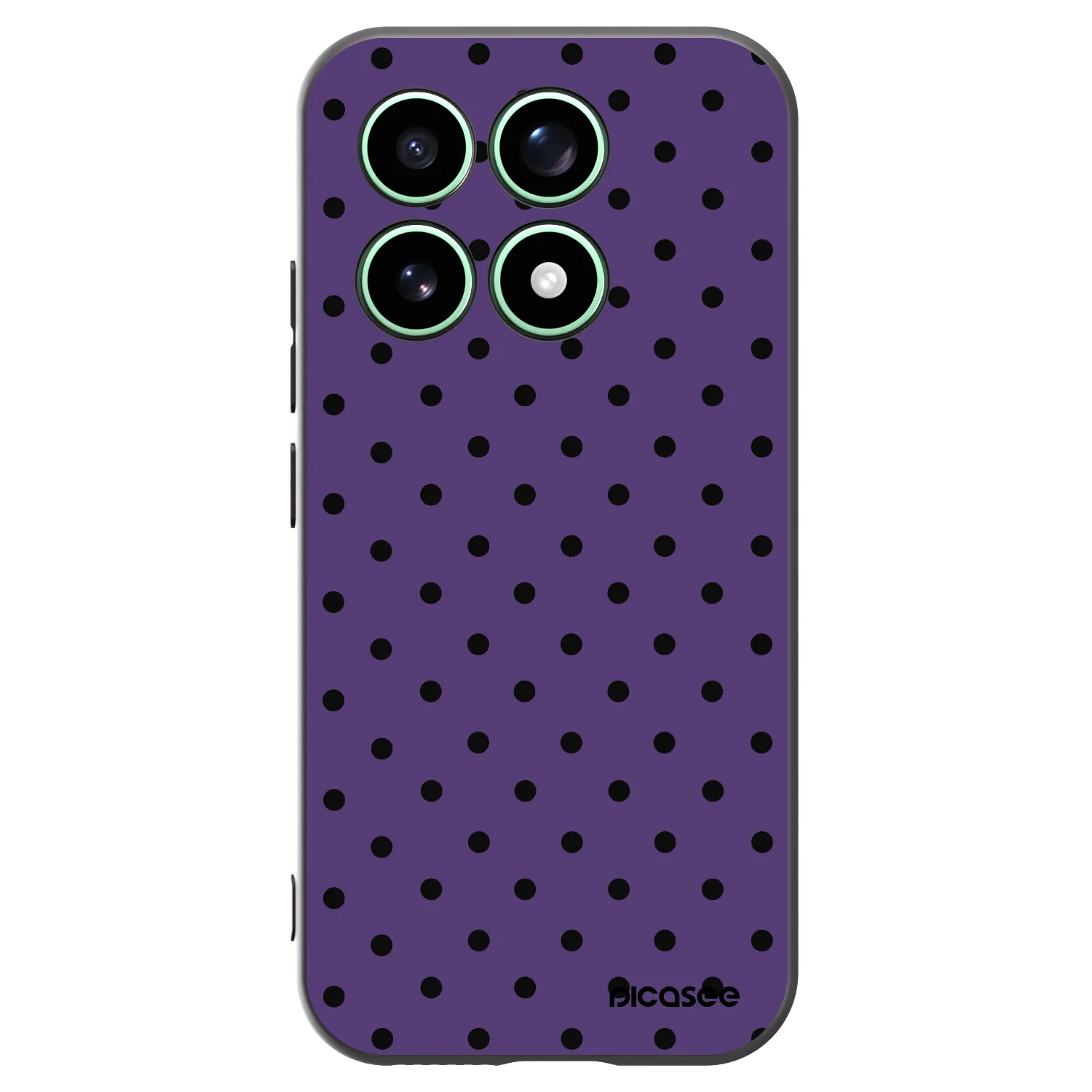 Picasee silikonowe czarne etui na Xiaomi 17 - Flickers 2