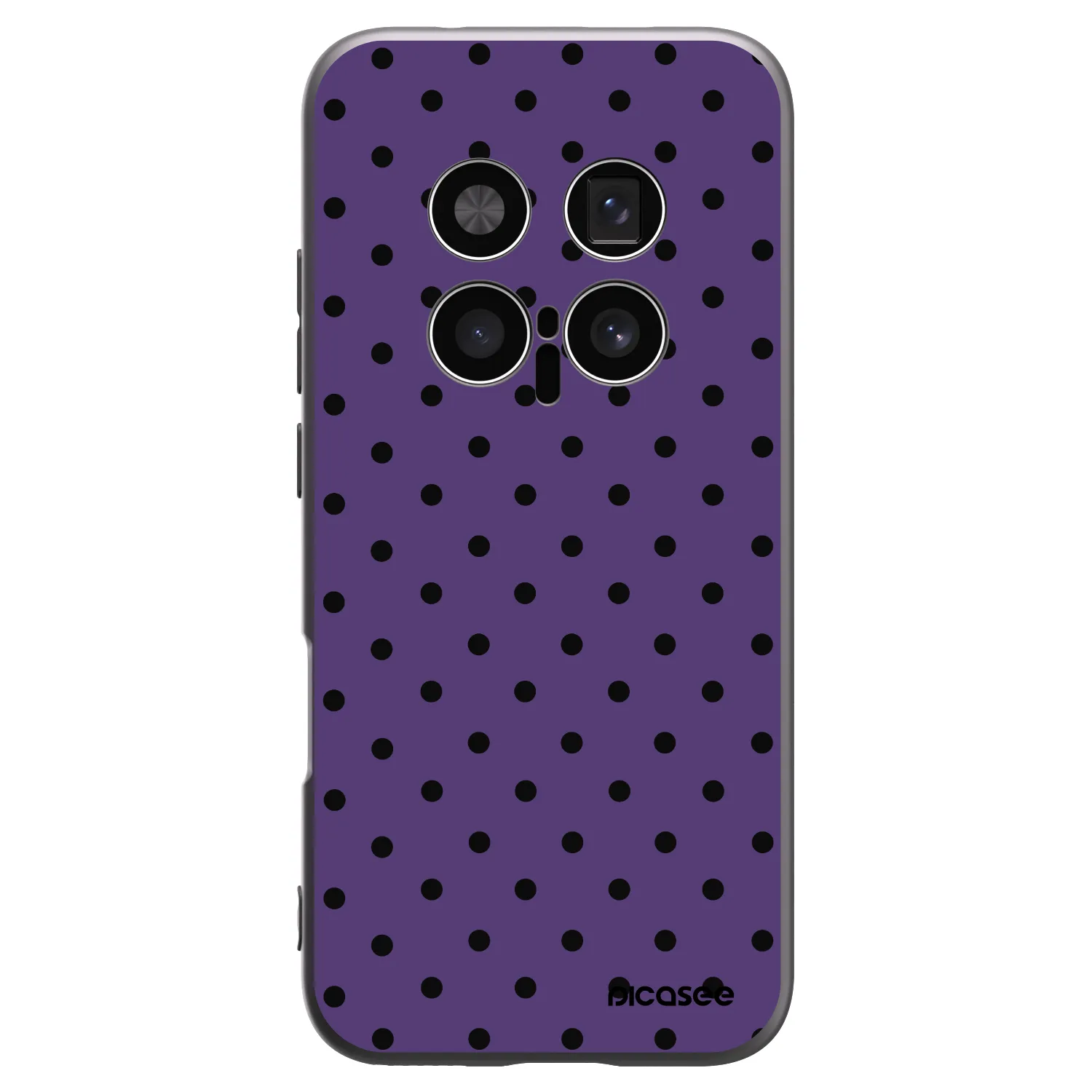 Picasee silikonowe czarne etui na Honor Magic8 Pro 5G - Flickers 2