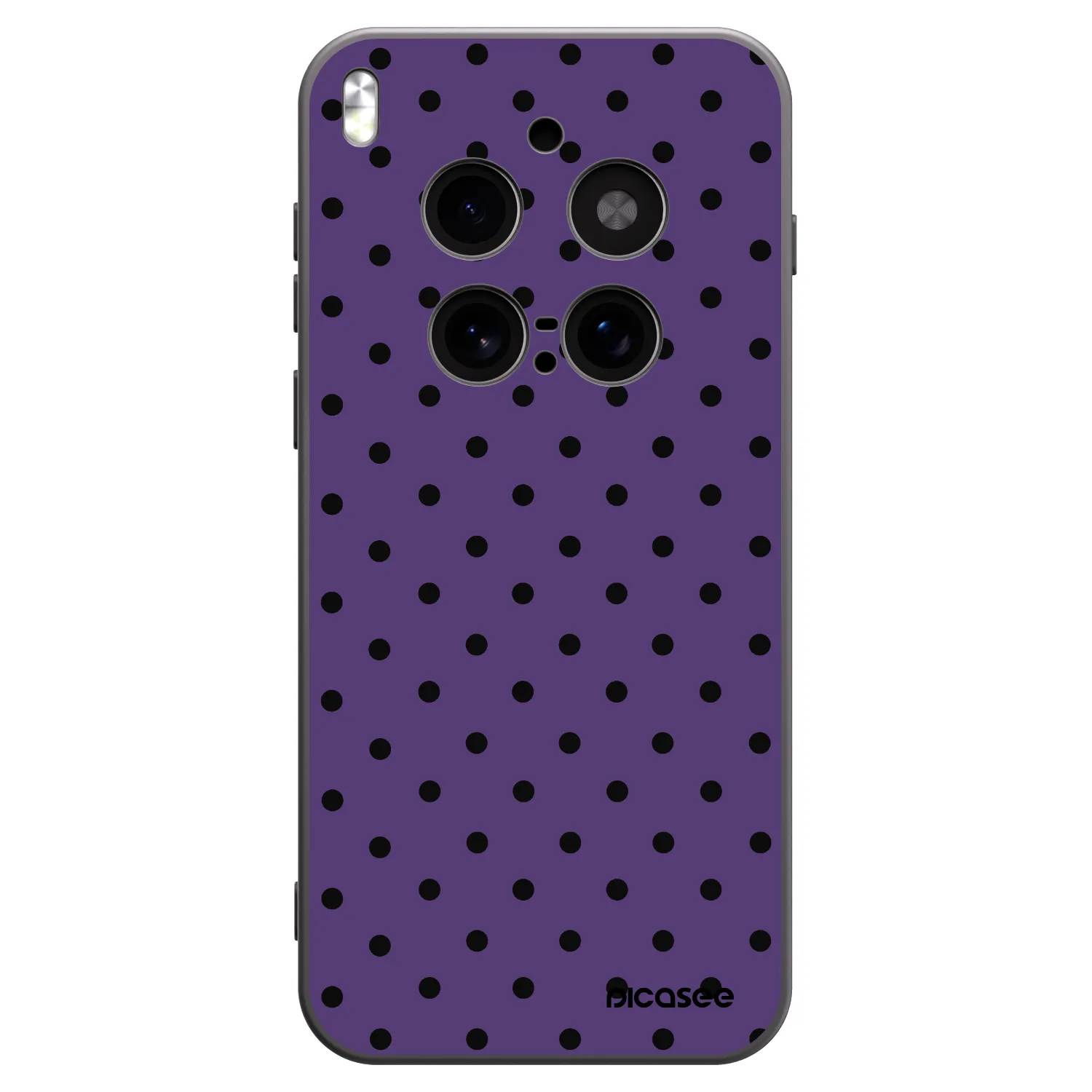 Picasee silikonowe czarne etui na Vivo X300 Pro - Flickers 2