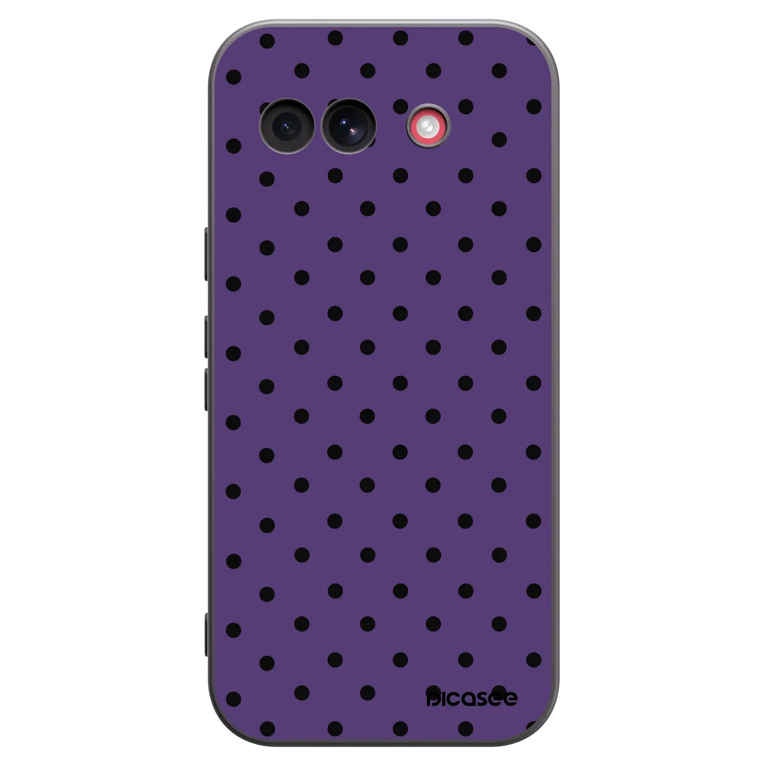 Picasee silikonowe czarne etui na Google Pixel 10a - Flickers 2